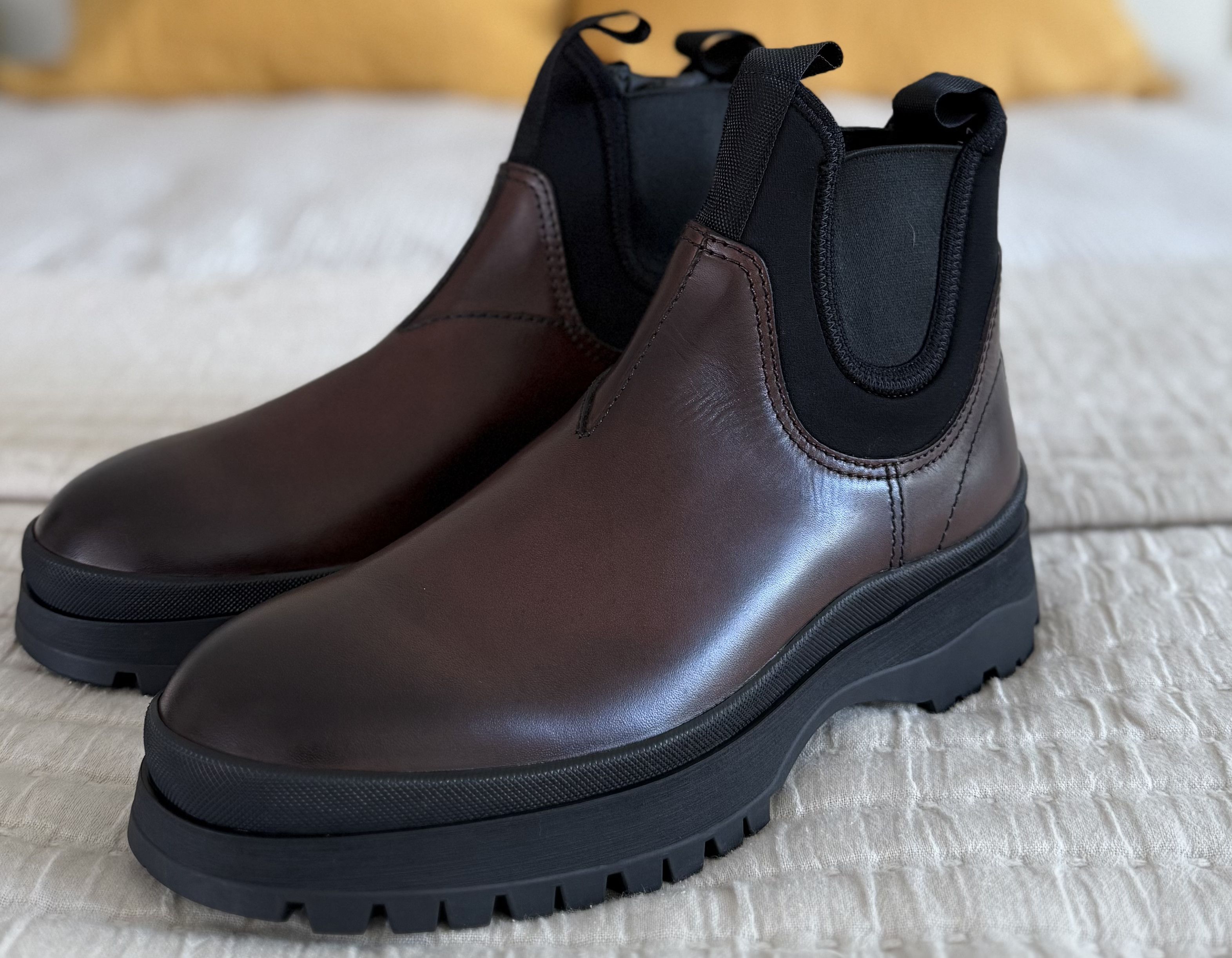 Prada Prada Leather Chelsea Boot Size US 11 / EU 44 - 1 Thumbnail