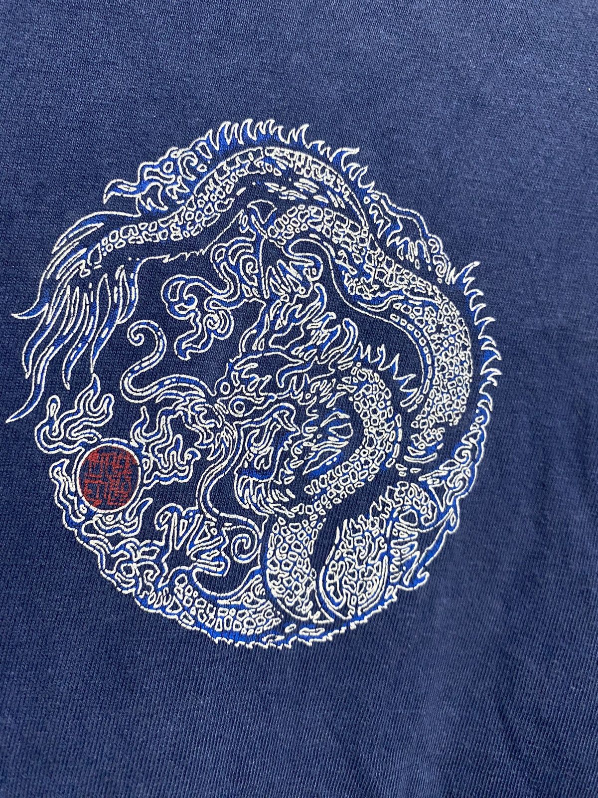 Recon × Subware × Vintage Vintage 90s BSF dragon center logo rare tshirts Size US L / EU 52-54 / 3 - 7 Thumbnail