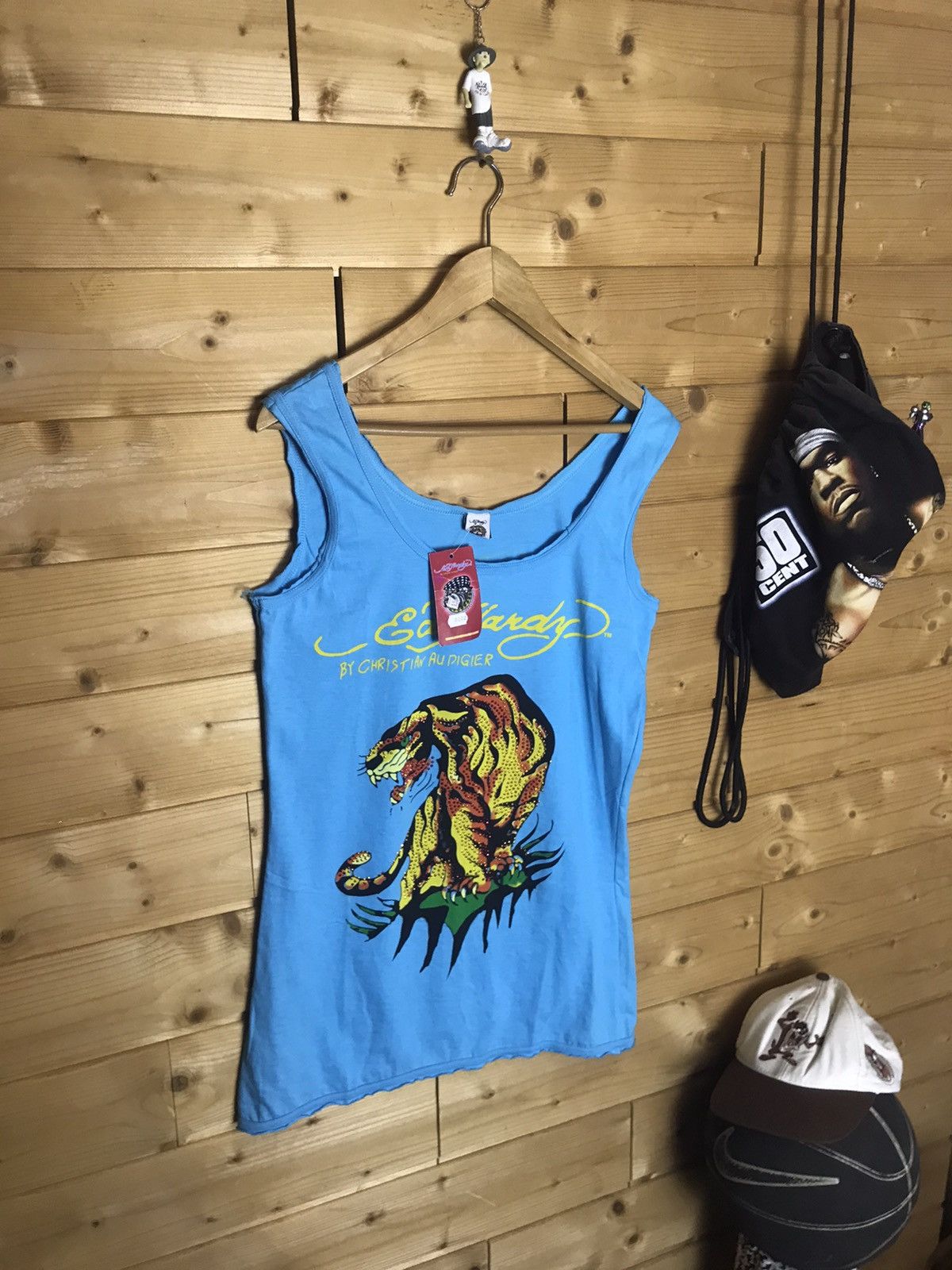 Ed Hardy Vintage Ed Hardy tiger shirt with tag Size L / US 10 / IT 46 - 1 Thumbnail