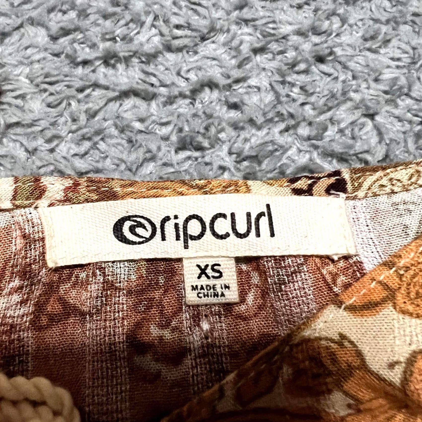 Rip Curl Womens Ripcurl Wanderer Floral Blouse Shirt Bell Sleeve Oversized XS Size XS / US 0-2 / IT 36-38 - 7 Thumbnail