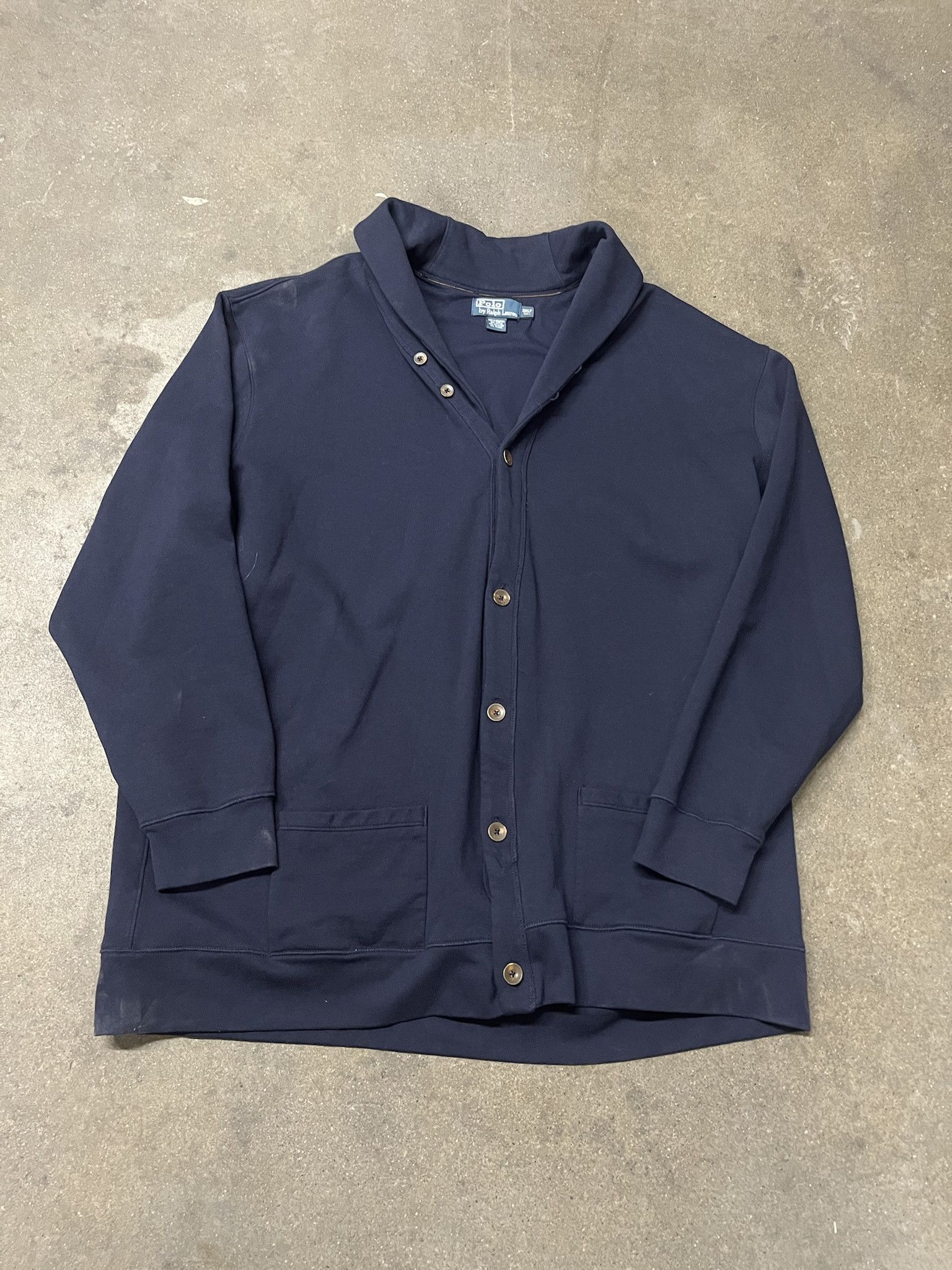 Carhartt × Vintage Vintage 1990s Polo Ralph Lauren Sweatshirt Cardigan Size XXXL Size US XXL / EU 58 / 5 - 1 Thumbnail