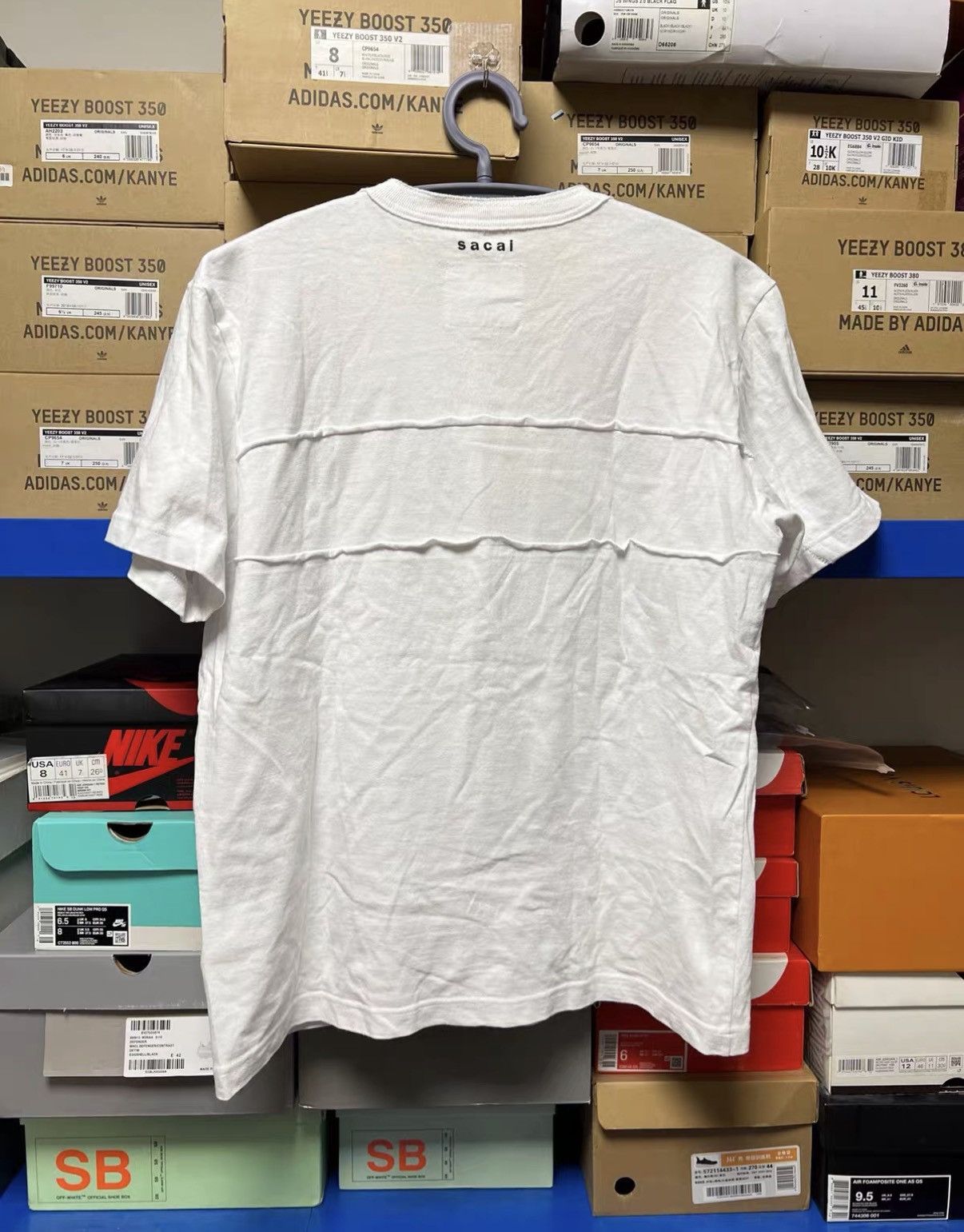 Sacai Sacai Slogan Print T-shirt J42 Size US M / EU 48-50 / 2 - 2 Thumbnail