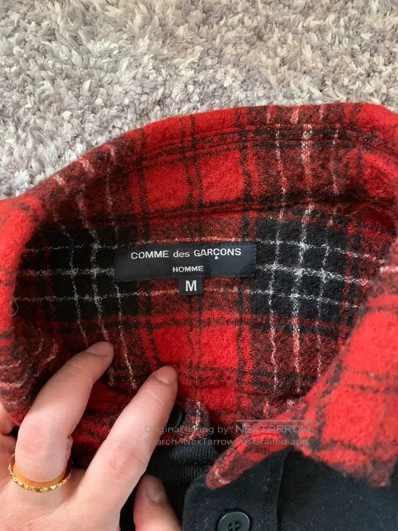 Comme des Garcons Comme Des Garcons Patchwork Red Plaid Shirt Size M / US 6-8 / IT 42-44 - 3 Thumbnail
