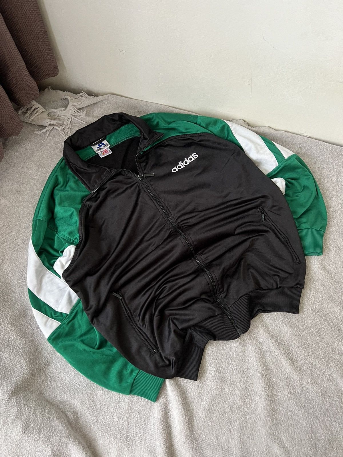 Adidas Adidas vintage track jacket big logo avant garde punk 90s Size US M / EU 48-50 / 2 - 5 Thumbnail