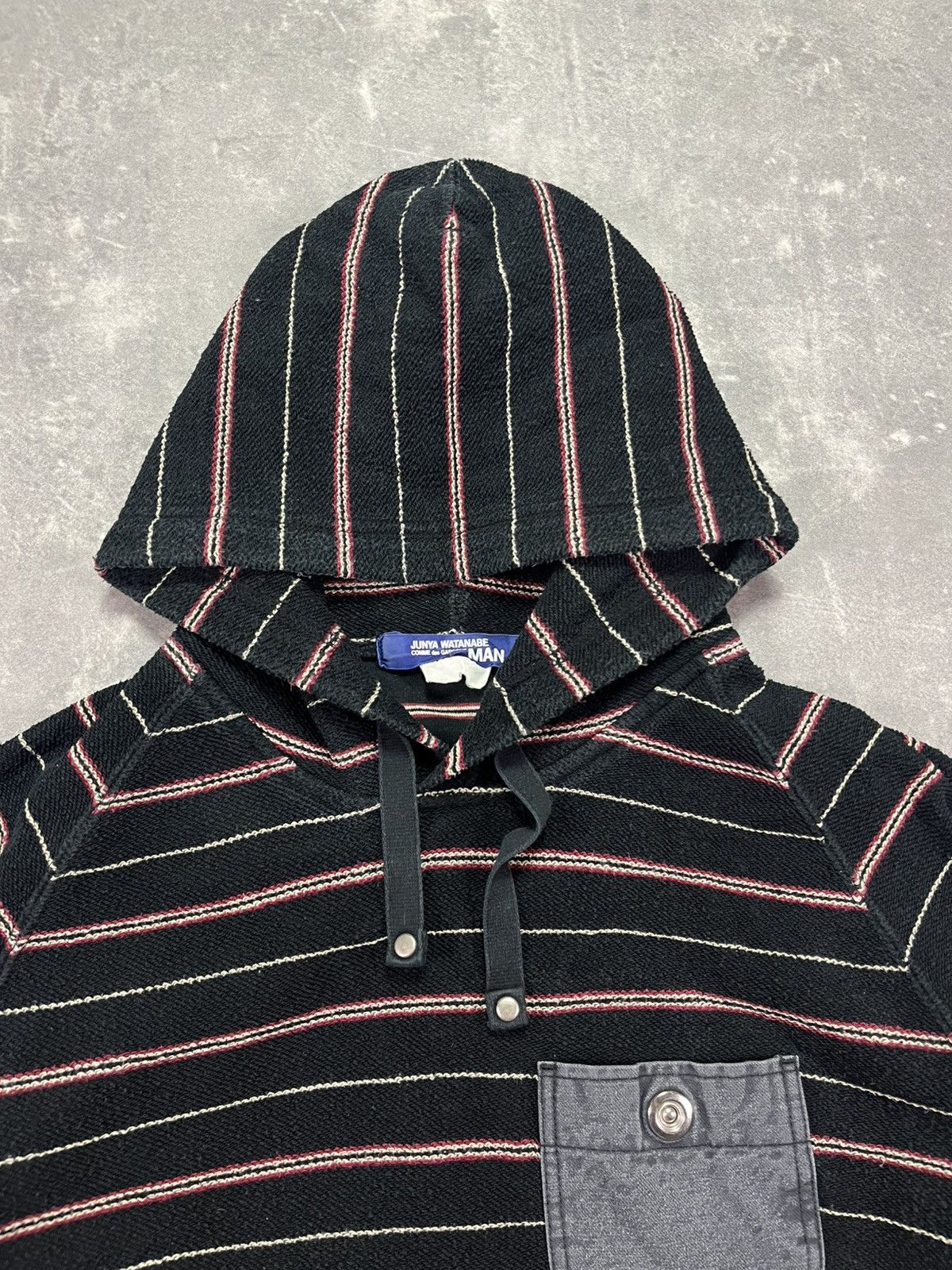 Comme des Garcons AD2013 Comme des Garcons by Junya Watanabe Inside Out Hoodie Size US L / EU 52-54 / 3 - 7 Thumbnail