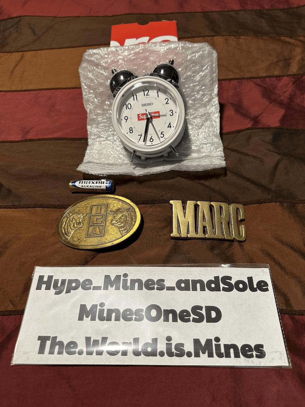 NEW Supreme Seiko Alarm Clock