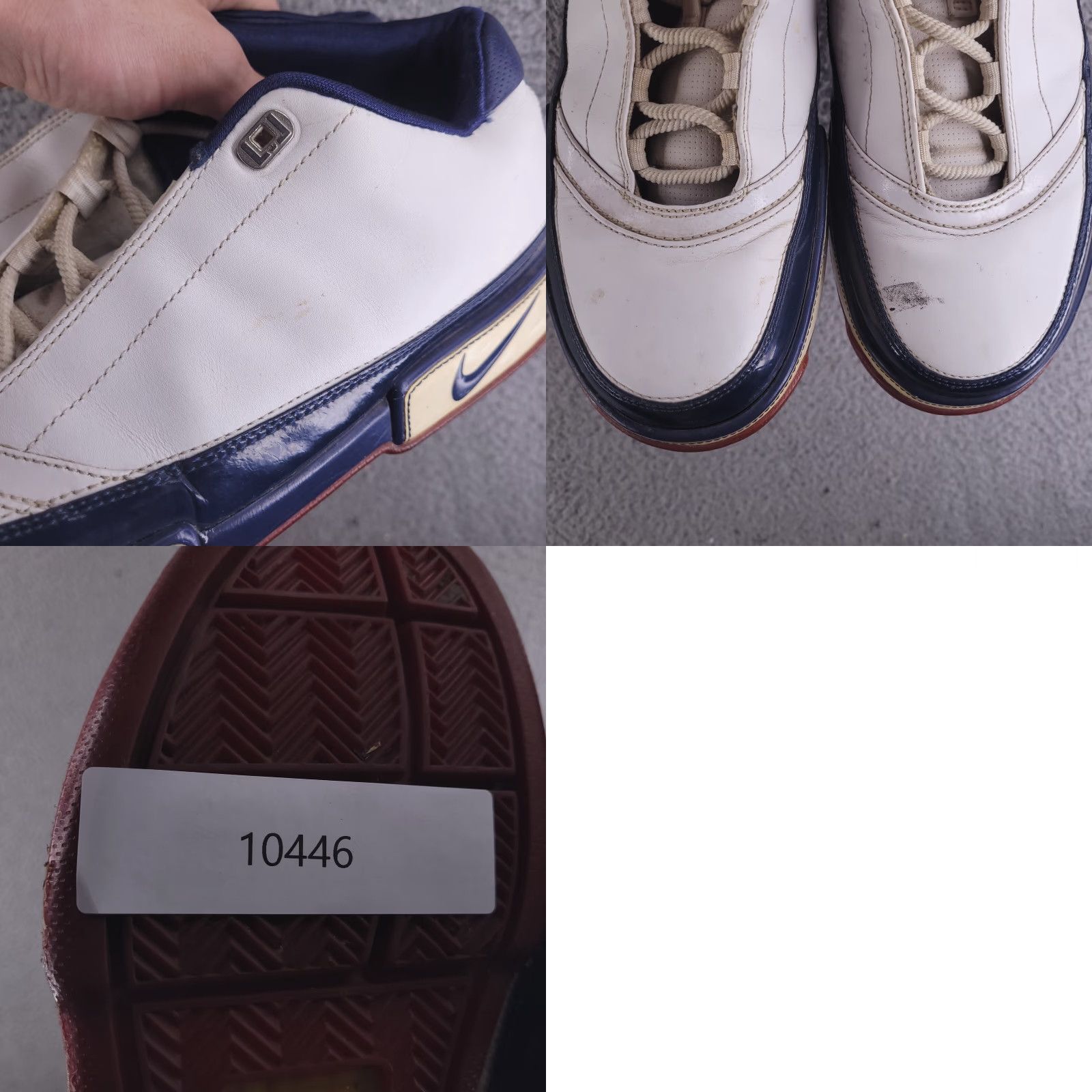 Nike VINTAGE Nike Zoom LeBron II Sneaker Men 9.5 White 315837-141 2007 USA Olympic Size US 10 / EU 43 - 8 Thumbnail