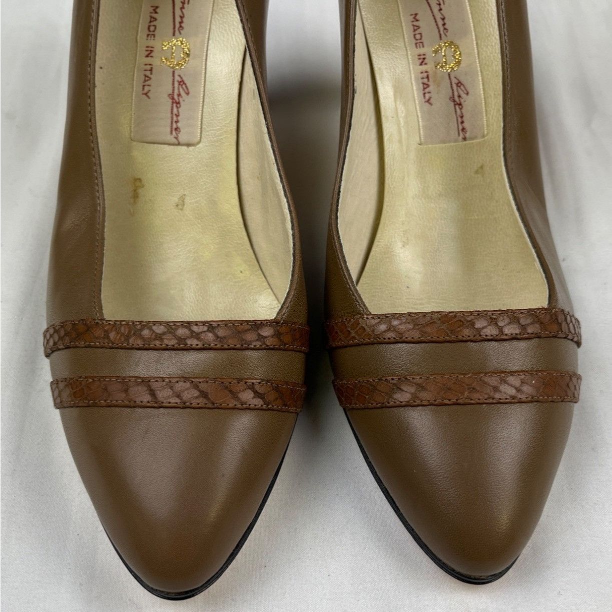 Etienne Aigner Etienne Aigner Women's Brown Shoes/Heels Sz 5.5M SKU 4432 Size US 5.5 / IT 35.5 - 3 Thumbnail