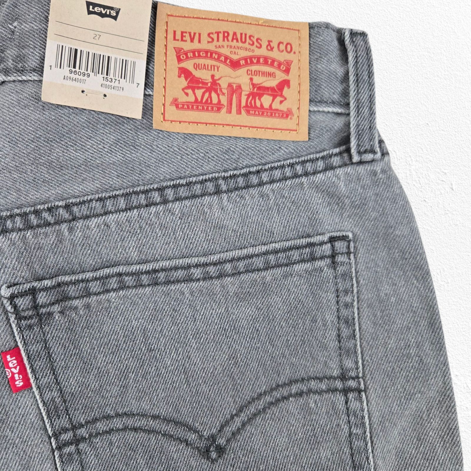 Levi's Levi's Low Pro Grey Happy Accident Mid Rise Jeans Size 27 Size 27" / US 4 / IT 40 - 12 Thumbnail