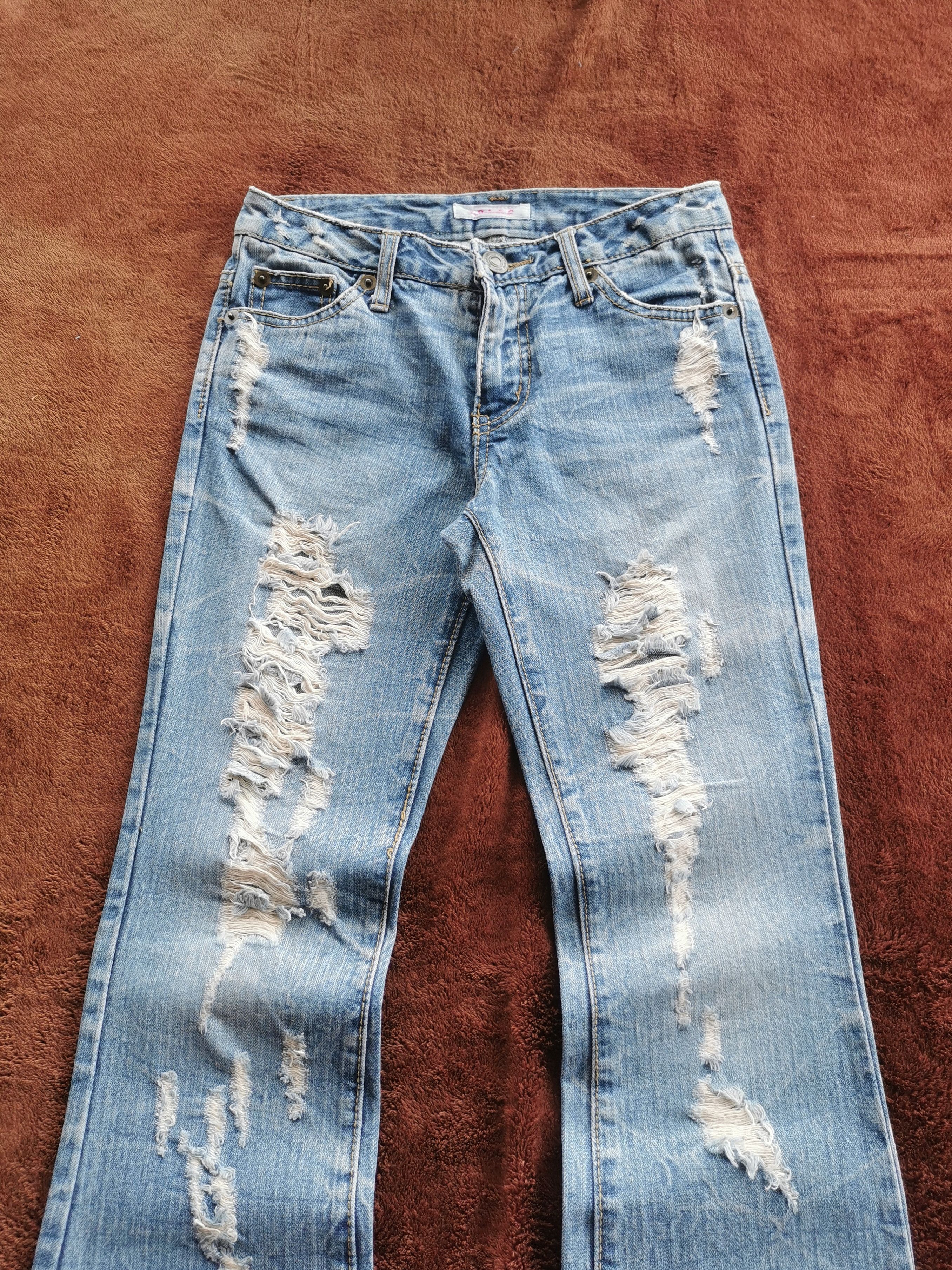 Tornado Mart Colza Flare Distressed Jeans Style LGB/If6Was9 Size US 28 / EU 44 - 3 Thumbnail