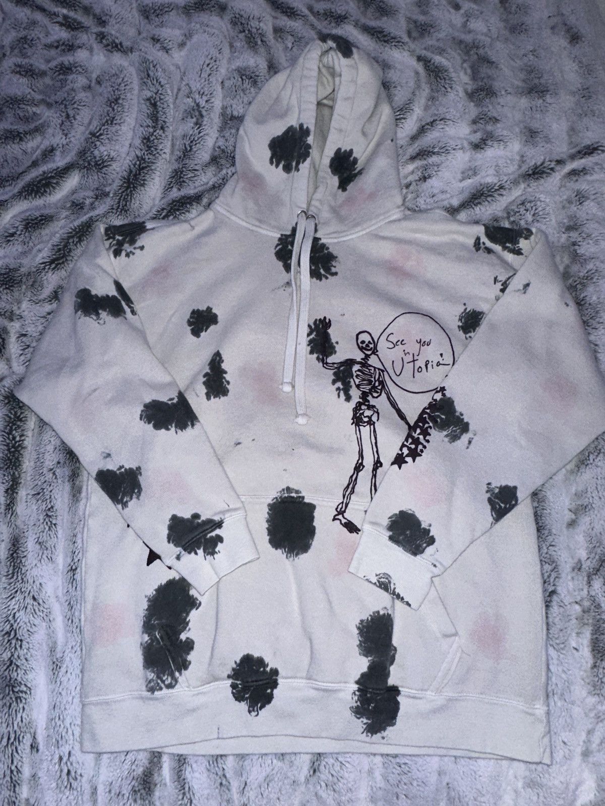 image of Travis Scott 2021 Astrofest Hoodie in Light Teal, Men's (Size Medium)