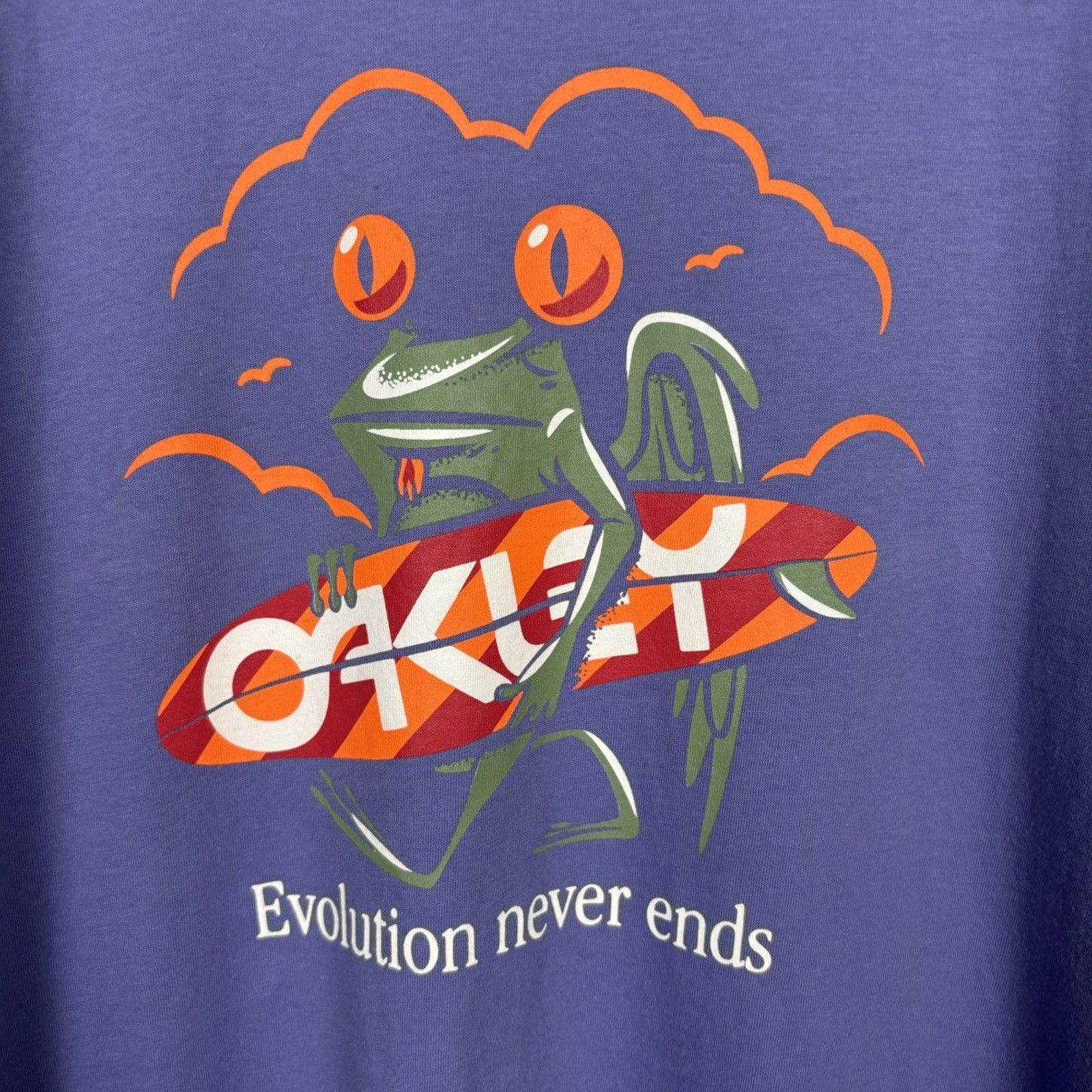 Japanese Brand × Oakley × Vintage 🇯🇵OAKLEY EVOLUTION FROG T Size US M / EU 48-50 / 2 - 3 Thumbnail