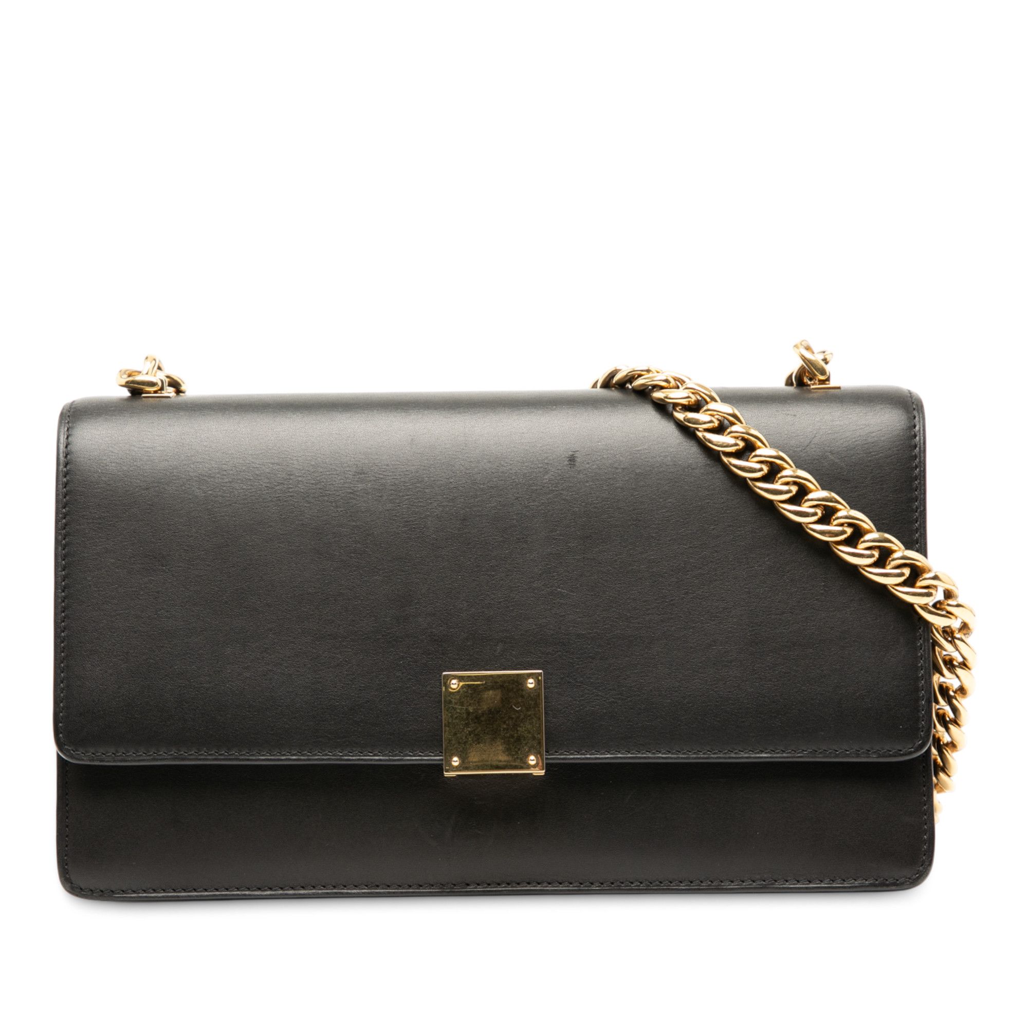 Celine Celine Small Leather Case Chain Flap Size ONE SIZE - 1 Thumbnail
