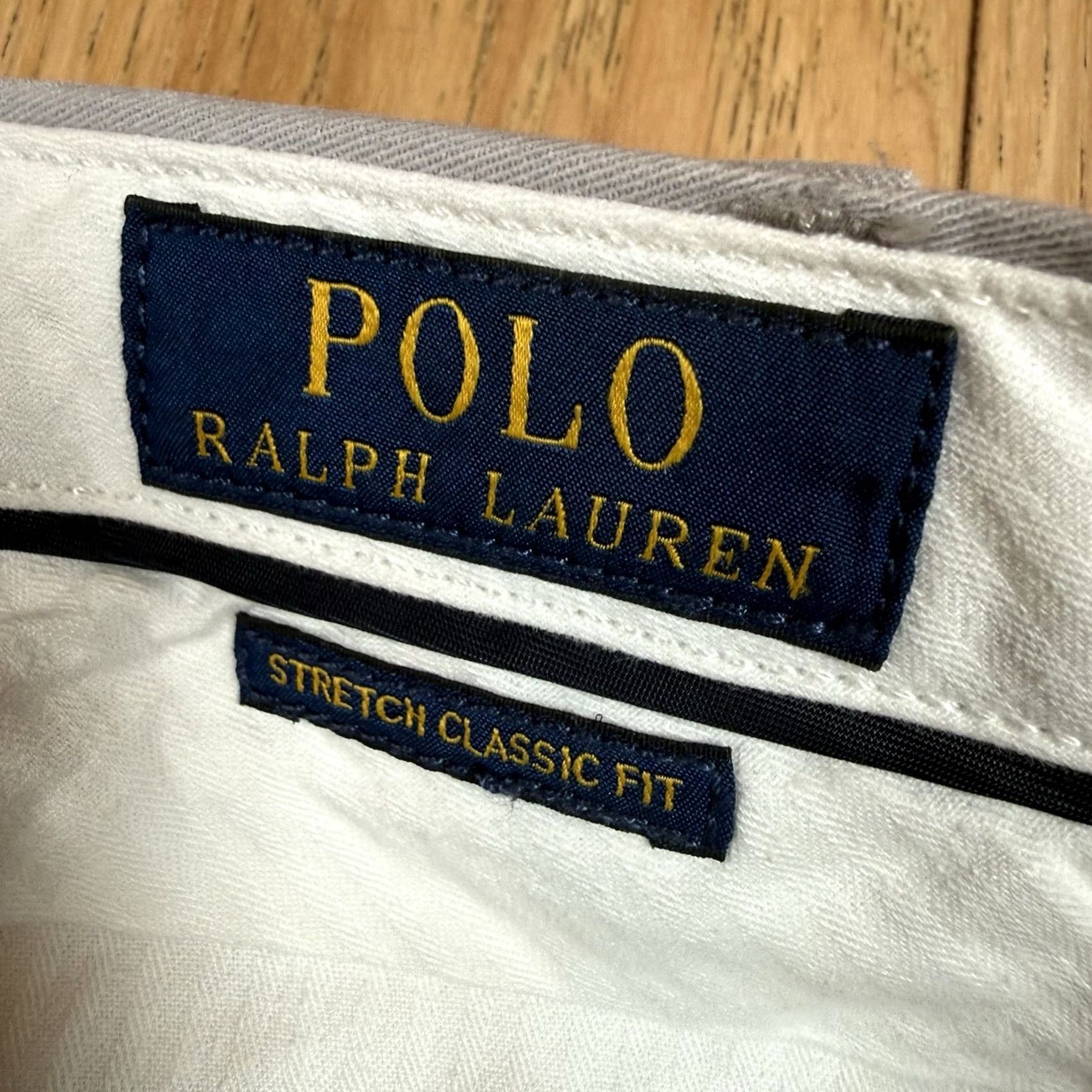 Polo Ralph Lauren Polo Ralph Lauren Chino Pants Khaki Beige Classic Stretch Mens 38x29 Regular Inseam 29 (Beige) Size US M / EU 48-50 / 2 - 5 Thumbnail