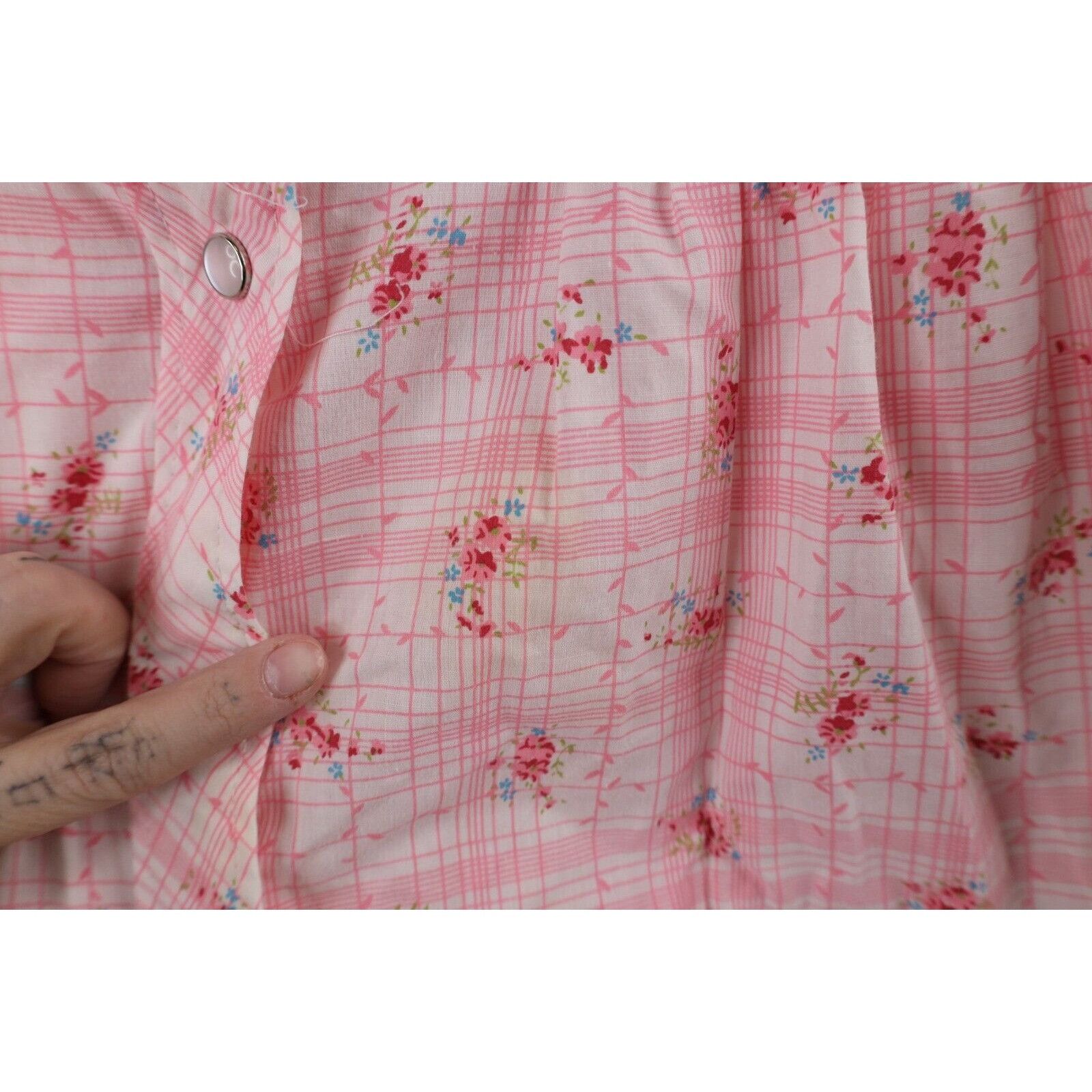 Vintage Vintage 90s Country Primitive Prairie Flower Dress Size M / US 6-8 / IT 42-44 - 5 Thumbnail