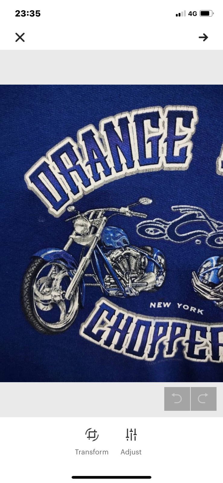 Jerzees × West Coast Choppers Y2k orange county choppers sweatshirt size XL Size US XL / EU 56 / 4 - 4 Thumbnail