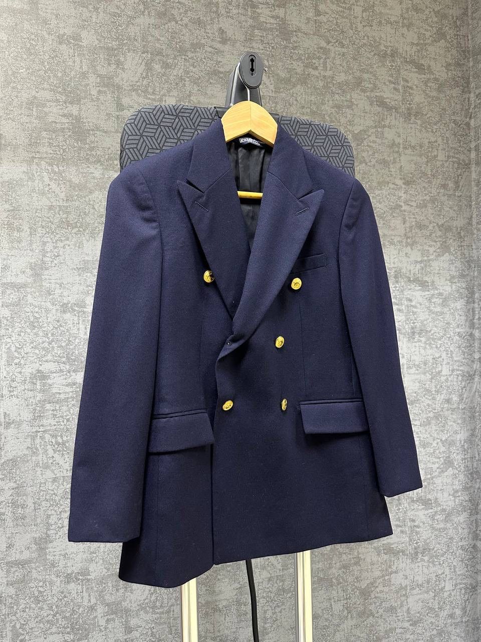 Polo Ralph Lauren × Vintage Vintage Polo Ralph Lauren Blue Womens Blazer Size M / US 6-8 / IT 42-44 - 9 Thumbnail