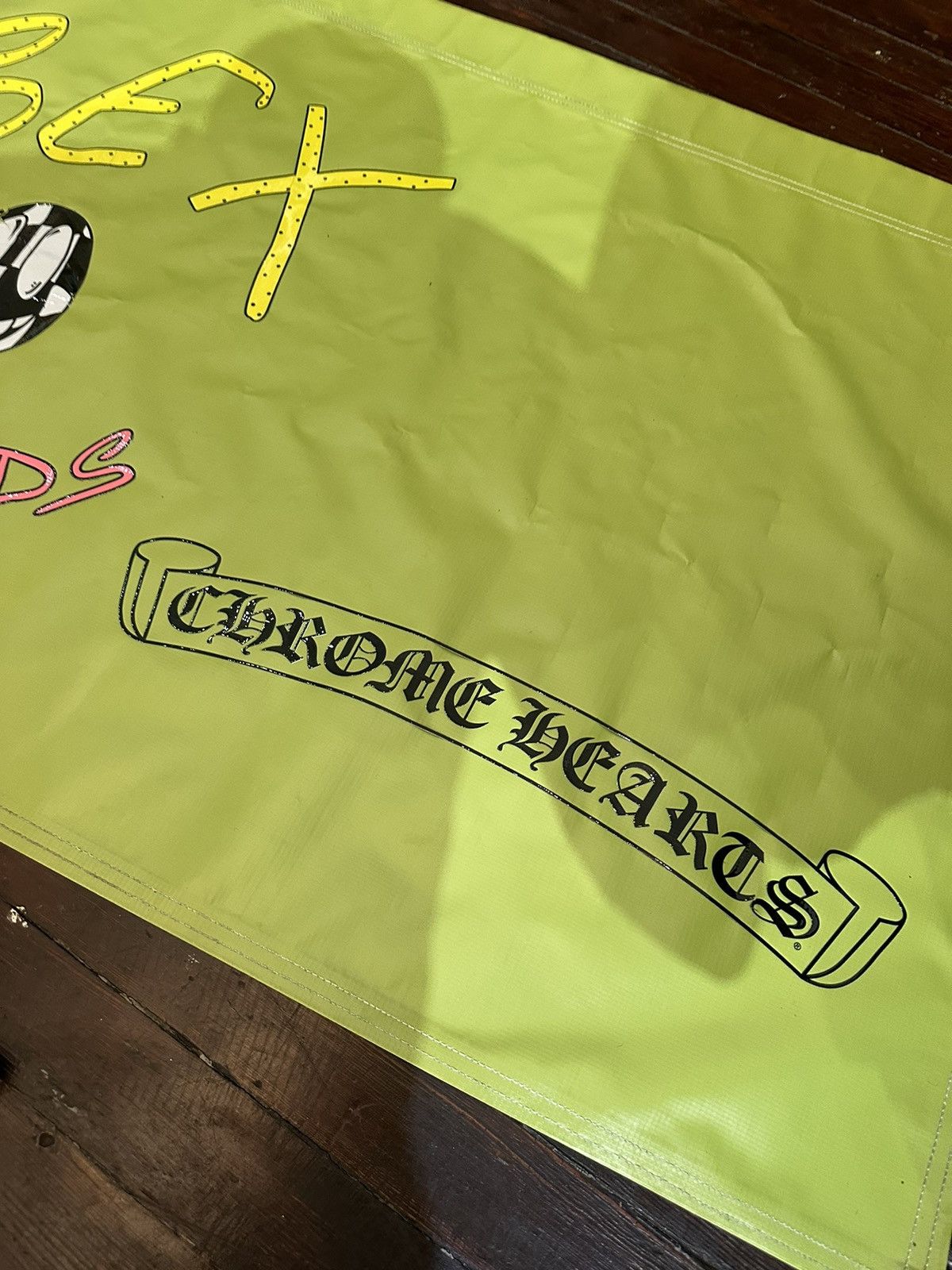 Chrome Hearts × Matty Boy CHROME HEARTS HUGE SEX RECORDS MATTY BOY FLAG BANNER Size ONE SIZE - 4 Thumbnail