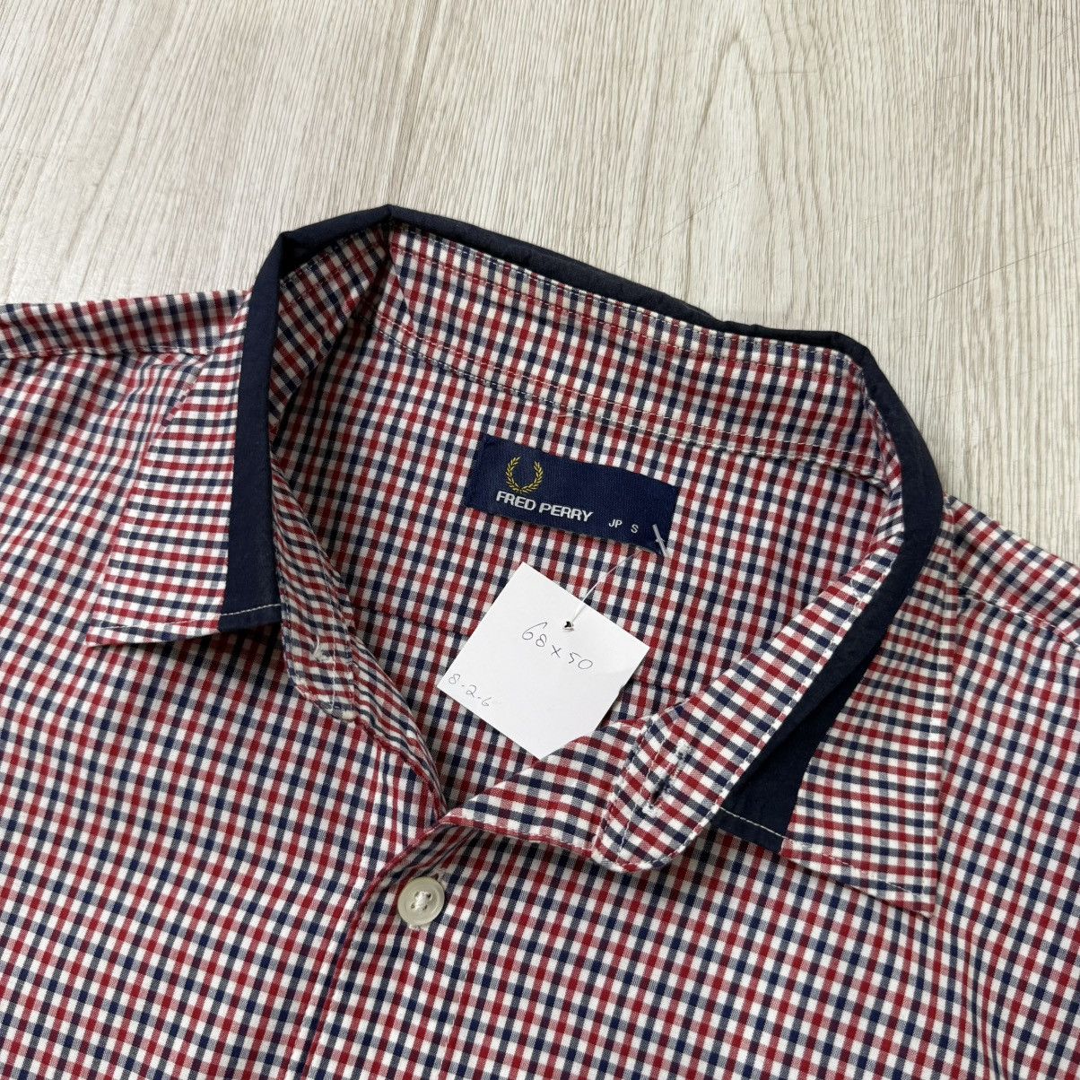 Fred Perry FRED PERRY gingham check shirt Size US M / EU 48-50 / 2 - 4 Thumbnail