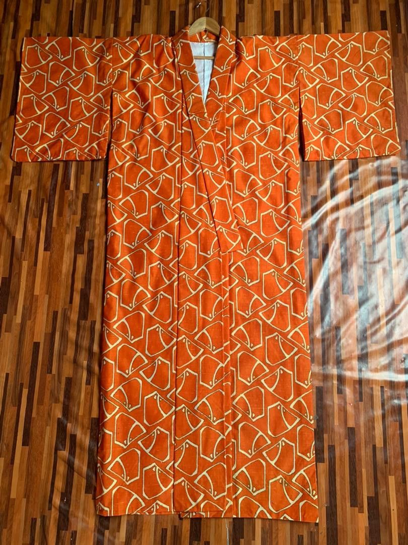 Vintage p5 Japanese Sukajan vintage Kimono Jacket Size US XL / EU 56 / 4 - 1 Thumbnail