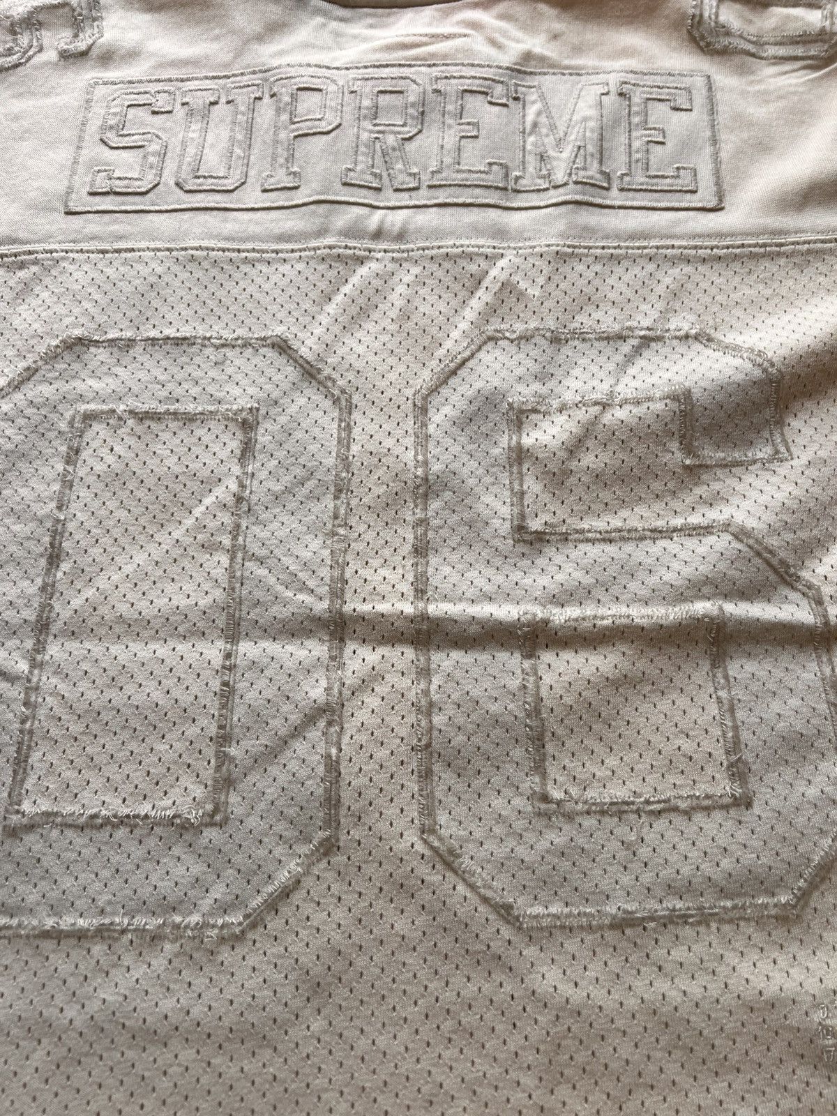 Maison Margiela × Supreme M Supreme MM6 Maison Margiela Cotton Football Jersey White Size US M / EU 48-50 / 2 - 14 Thumbnail
