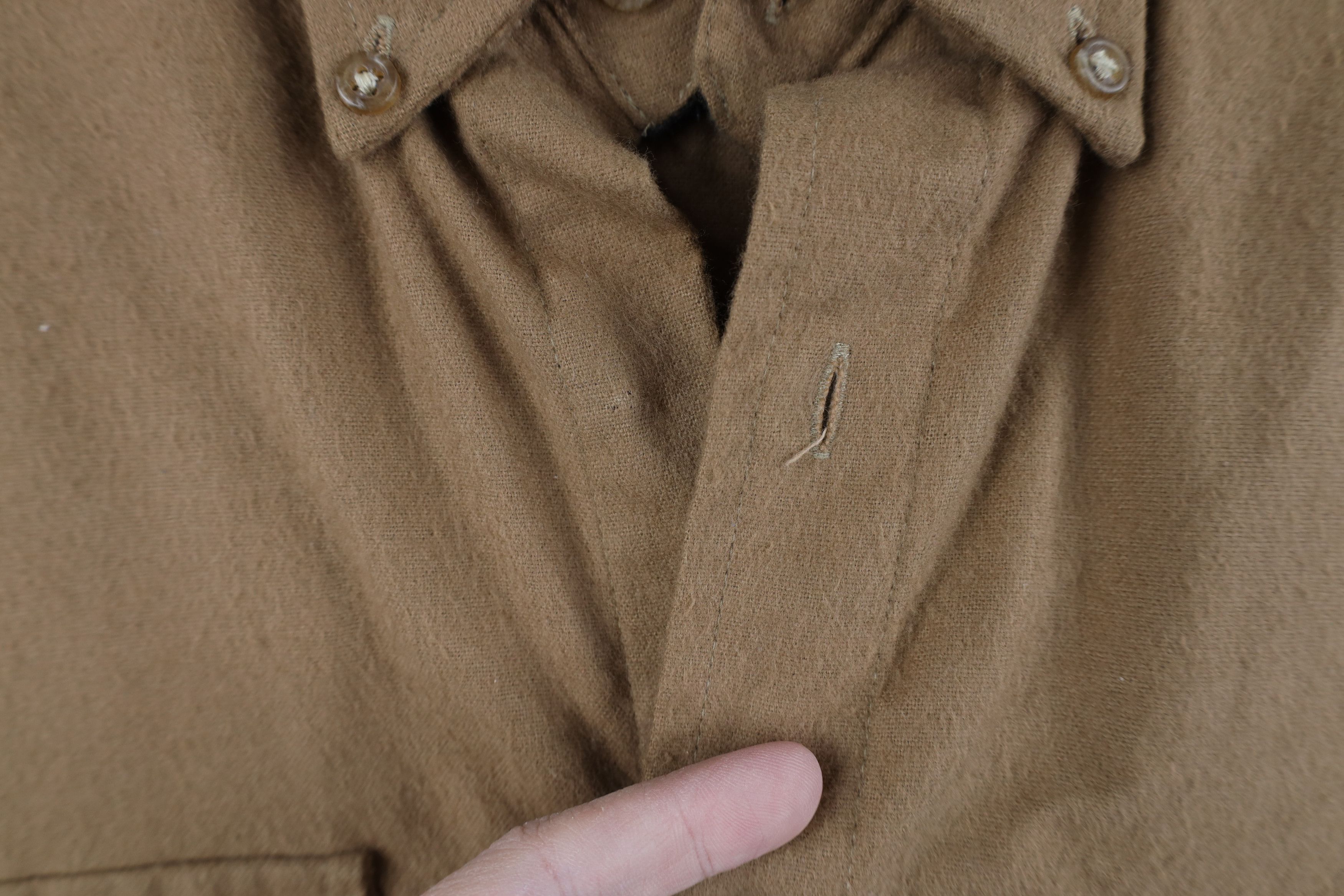 Vintage Vintage 90s Streetwear Chamois Cloth Button Shirt Brown Size US M / EU 48-50 / 2 - 4 Thumbnail