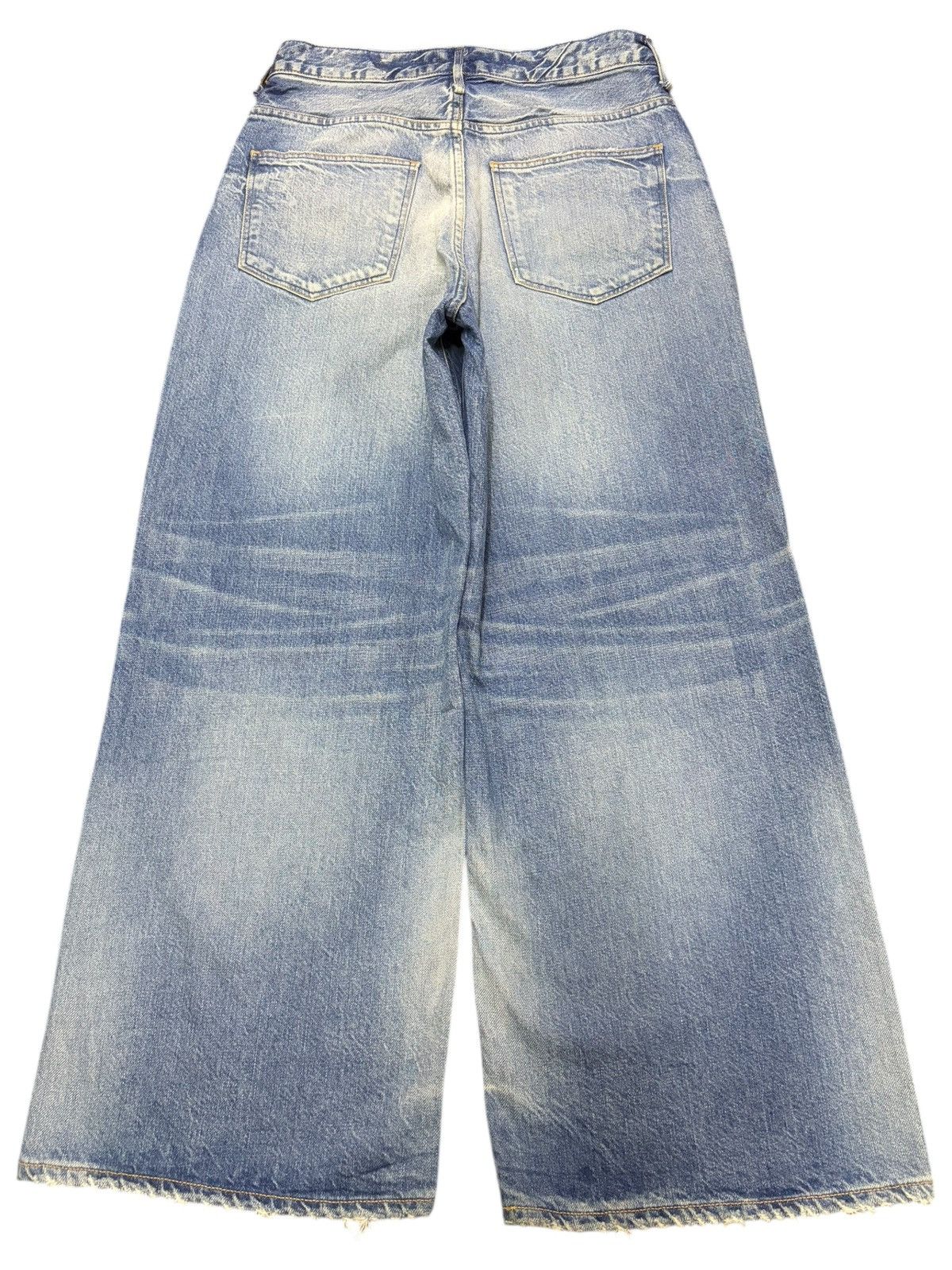 Fubu Vintage Japanese Brand Faded Wash Distress Baggy Jeans Size 27" / US 4 / IT 40 - 2 Thumbnail