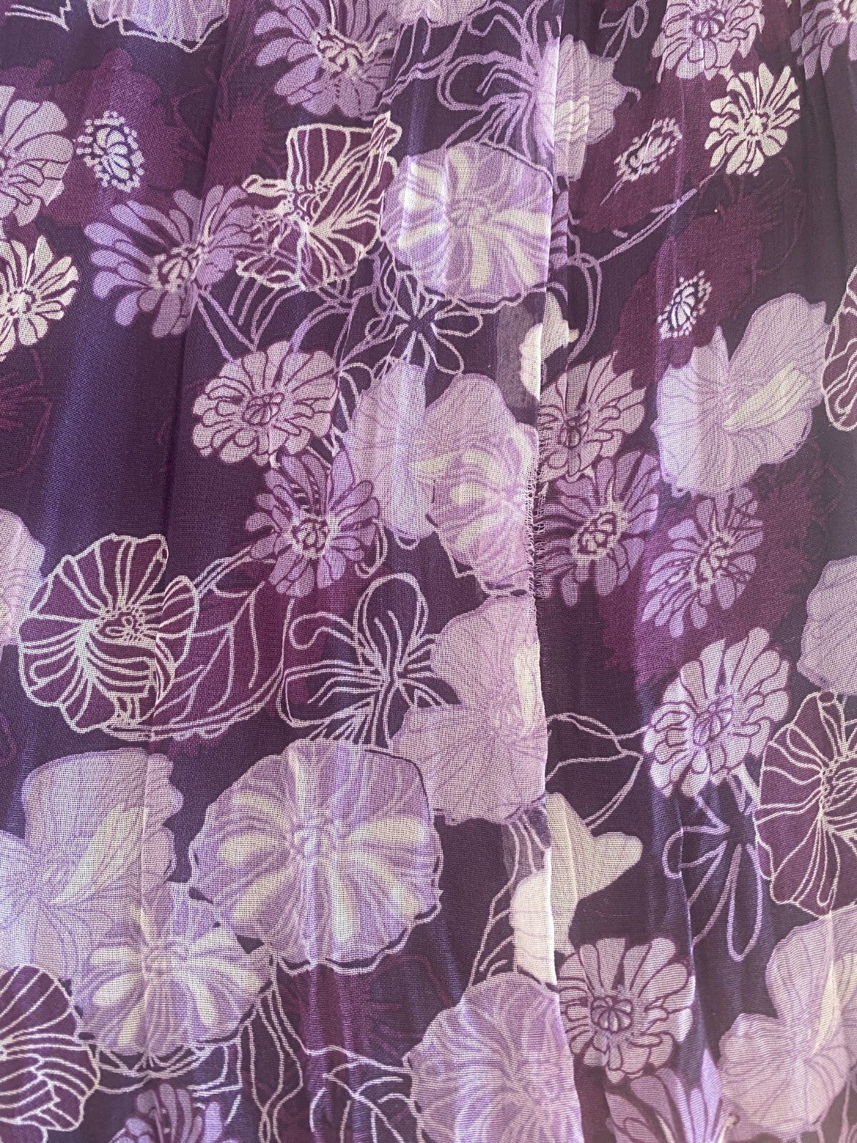 Other Zero dress purple floral midi size 6 L24 Size M / US 6-8 / IT 42-44 - 4 Thumbnail