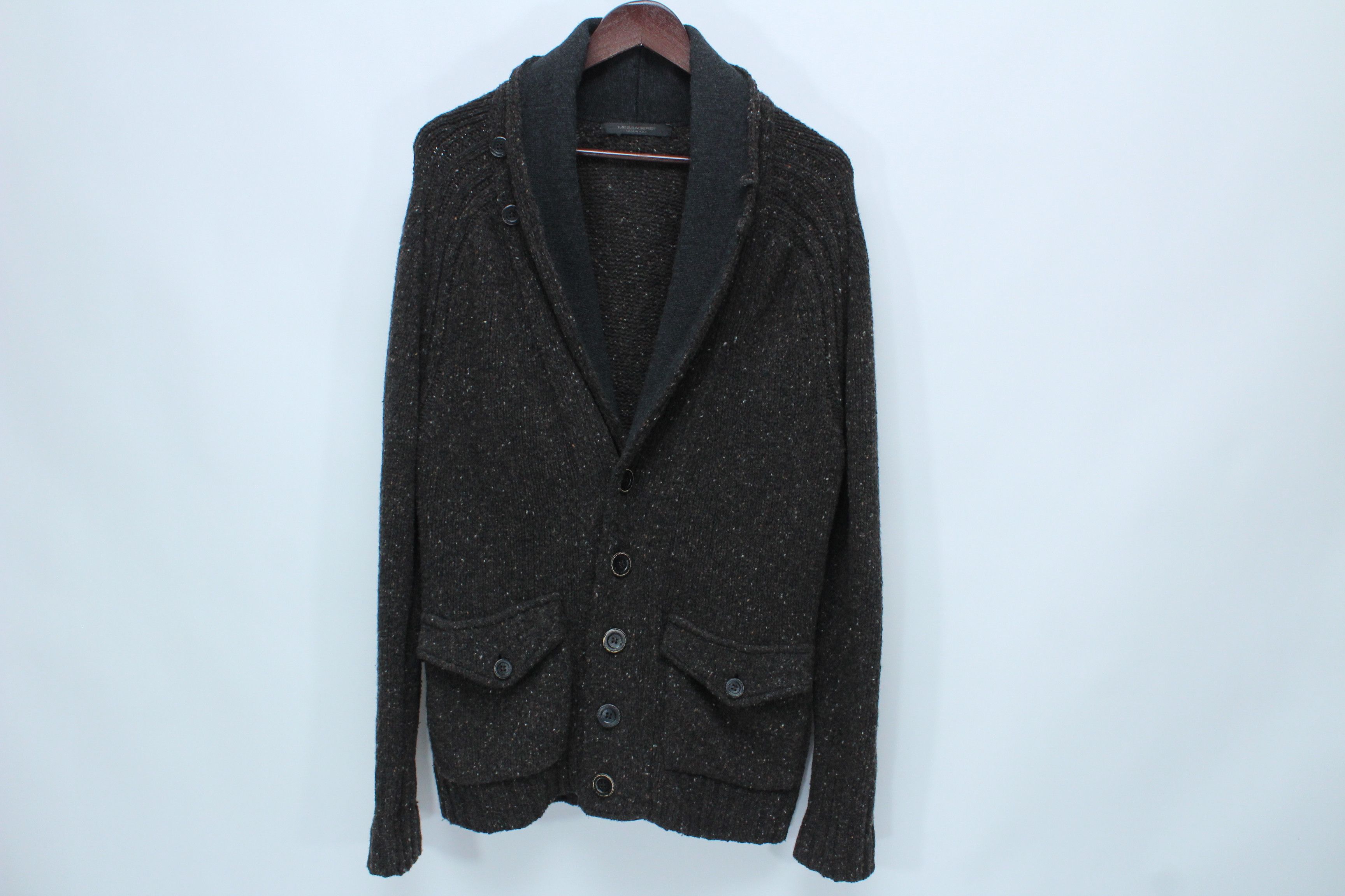 Messagerie Messagerie Cardigan Mens Size XL Made In Italy Size US XL / EU 56 / 4 - 2 Thumbnail