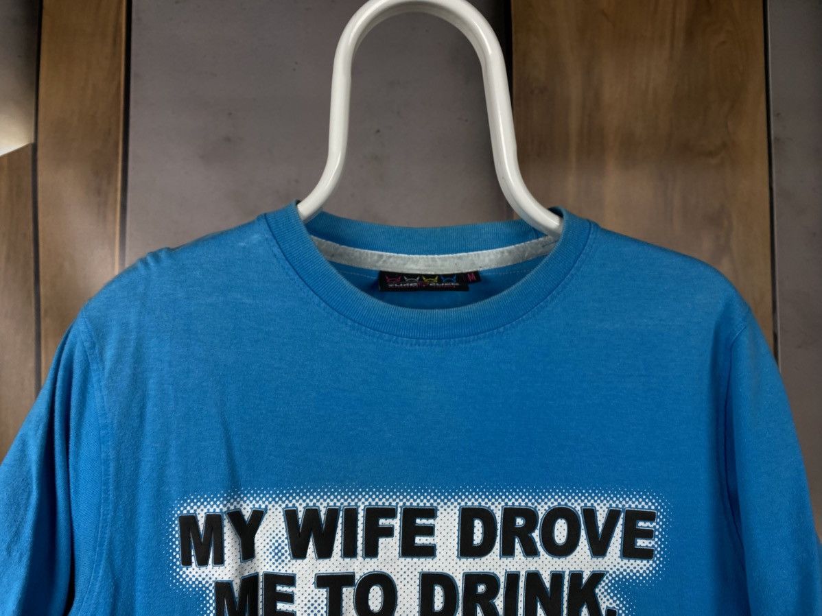 Vintage 🍻Vintage T-Shirt My Wife Drove Me To Drink Ruce Cuce Tee🍻 Size US M / EU 48-50 / 2 - 4 Thumbnail