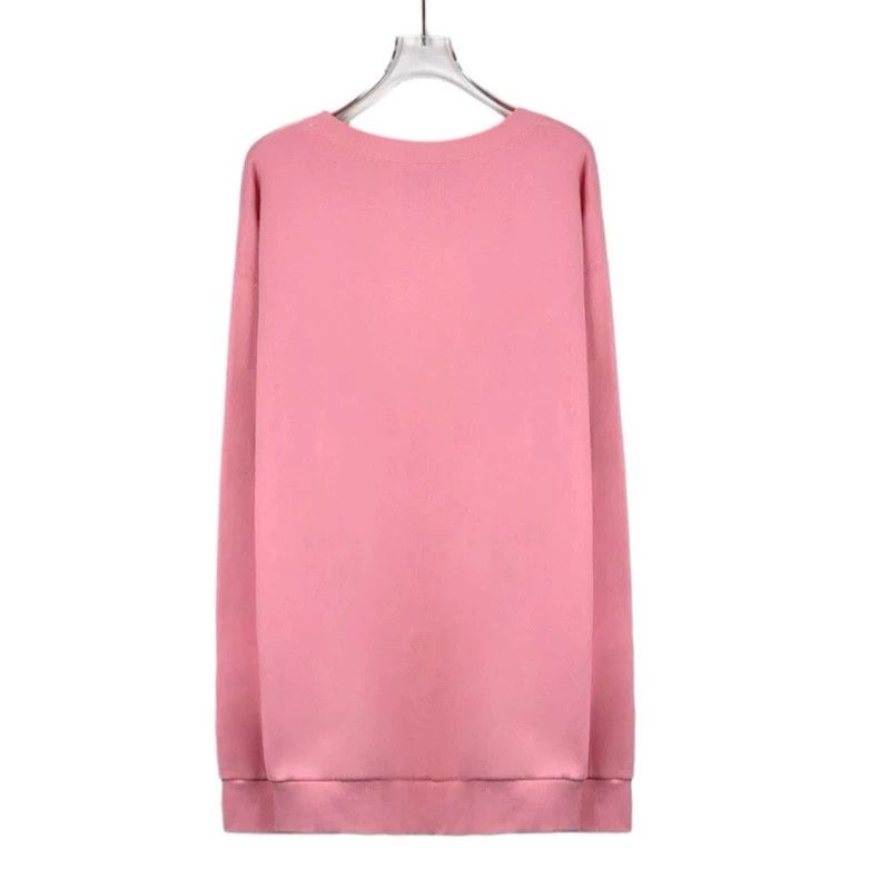 Gucci Gucci Pink banana cat letter print cotton round-neck long- Size L / US 10 / IT 46 - 2 Thumbnail