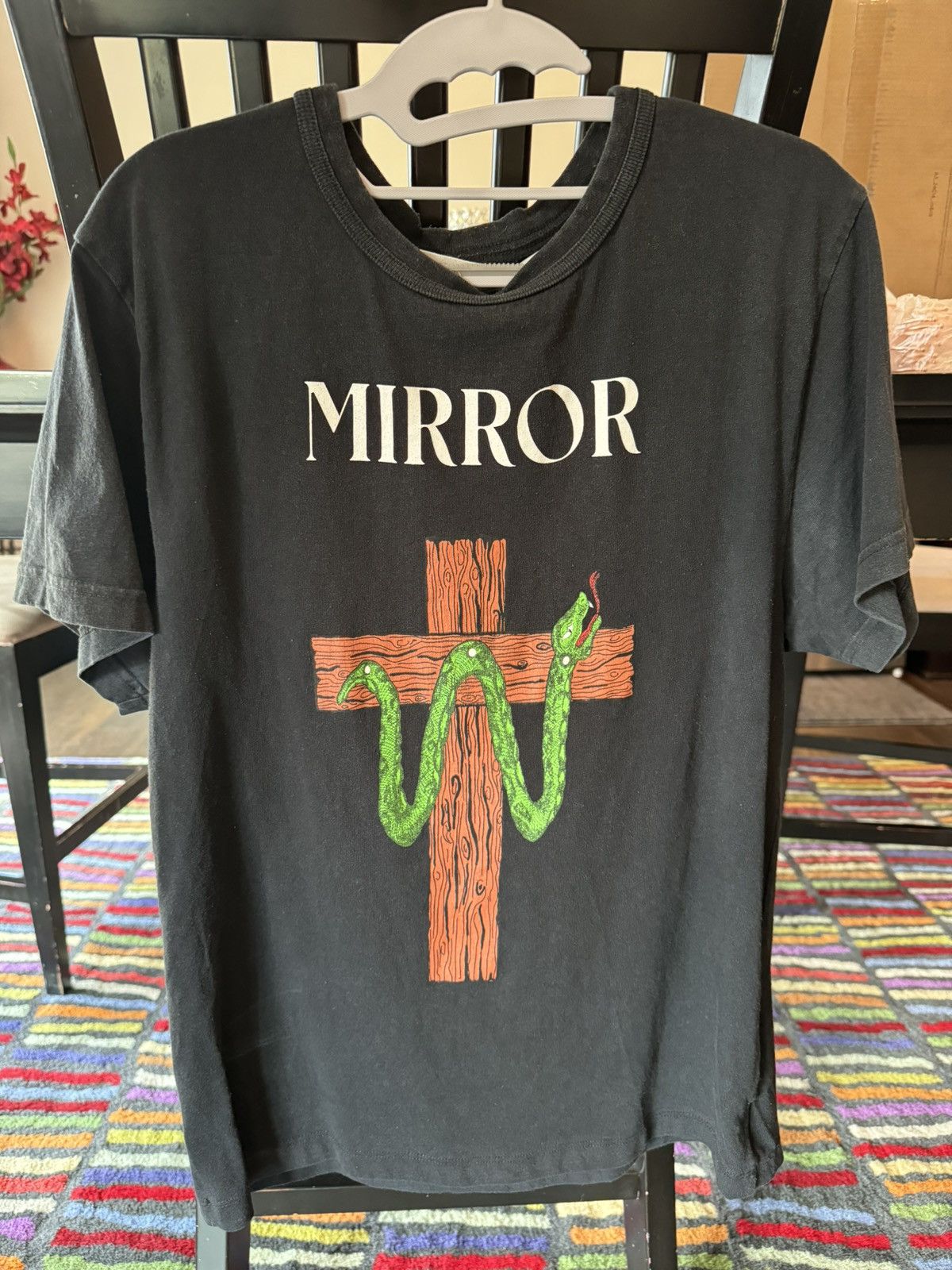 Off-White Off-White SS17 Snake Cross Tee Size US S / EU 44-46 / 1 - 1 Thumbnail
