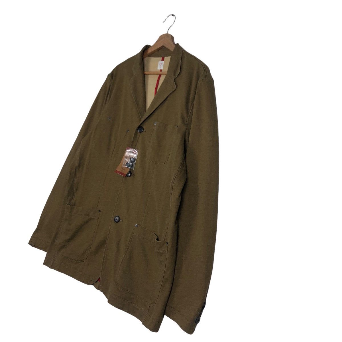 Issey Miyake 🔥NWT Vintage Chore Work Jacket DIP Double Breast Japan Size US L / EU 52-54 / 3 - 2 Thumbnail