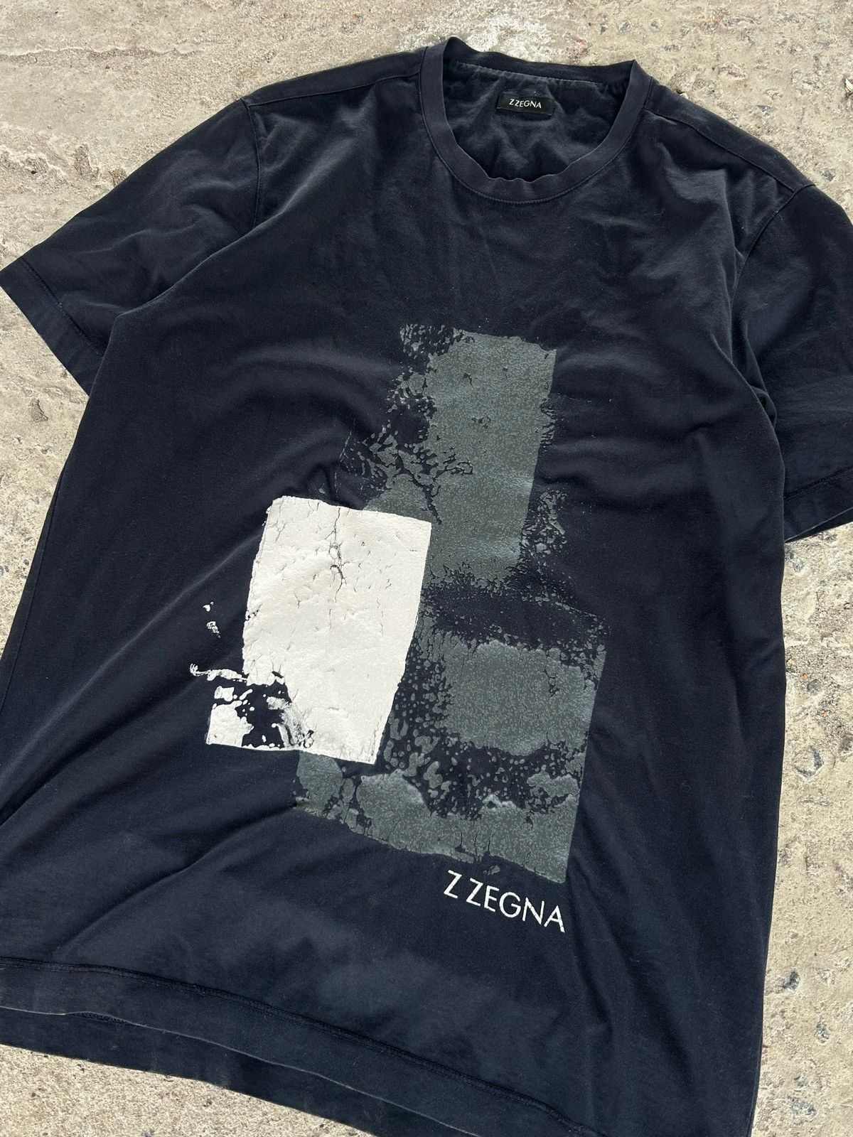 Z Zegna Z Zegna Luxury Abstract Logo T-Shirt Italy Rare Size M Size US M / EU 48-50 / 2 - 5 Thumbnail