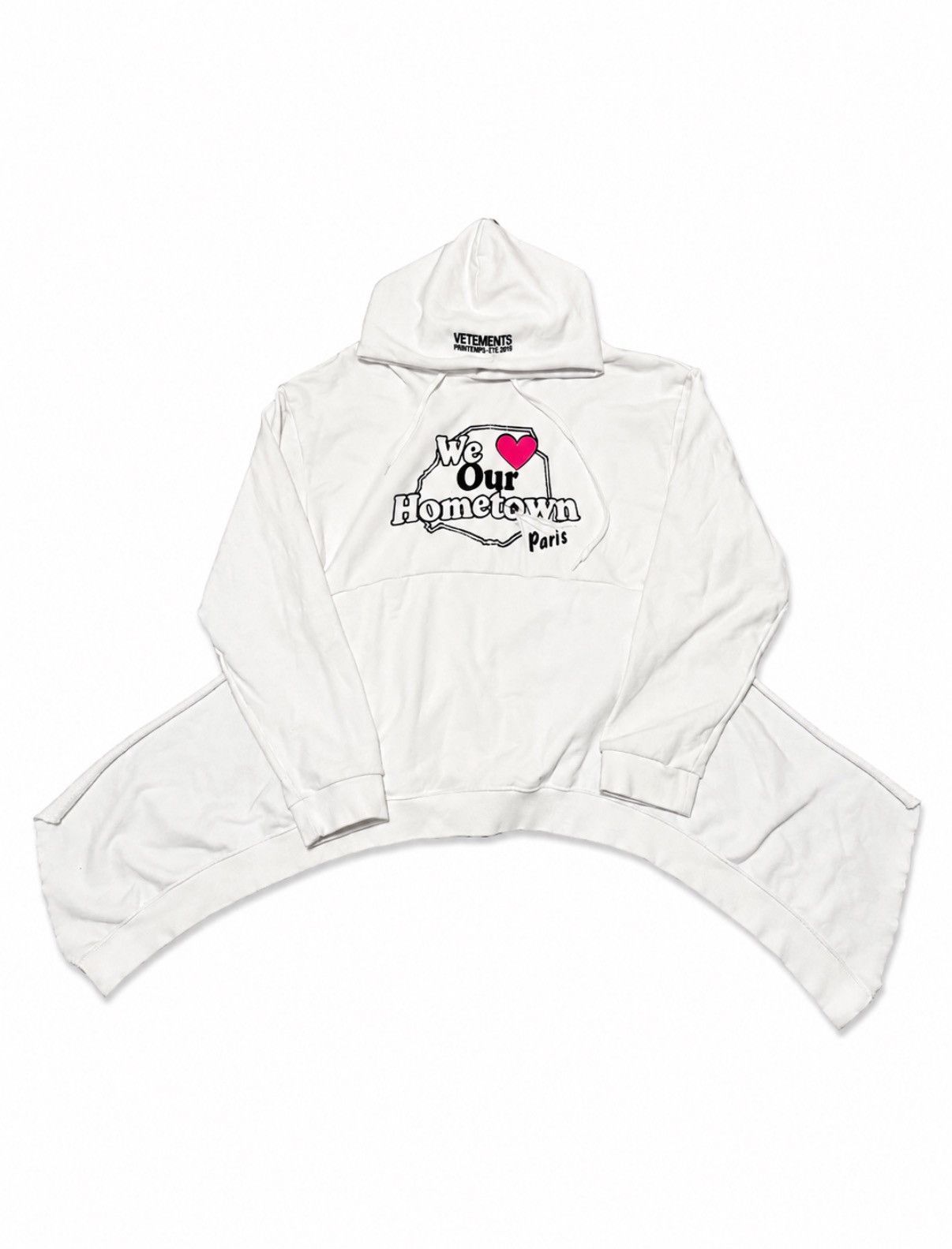 Vetements Vetements We Love Our Hometown Hoodie in White | Grailed