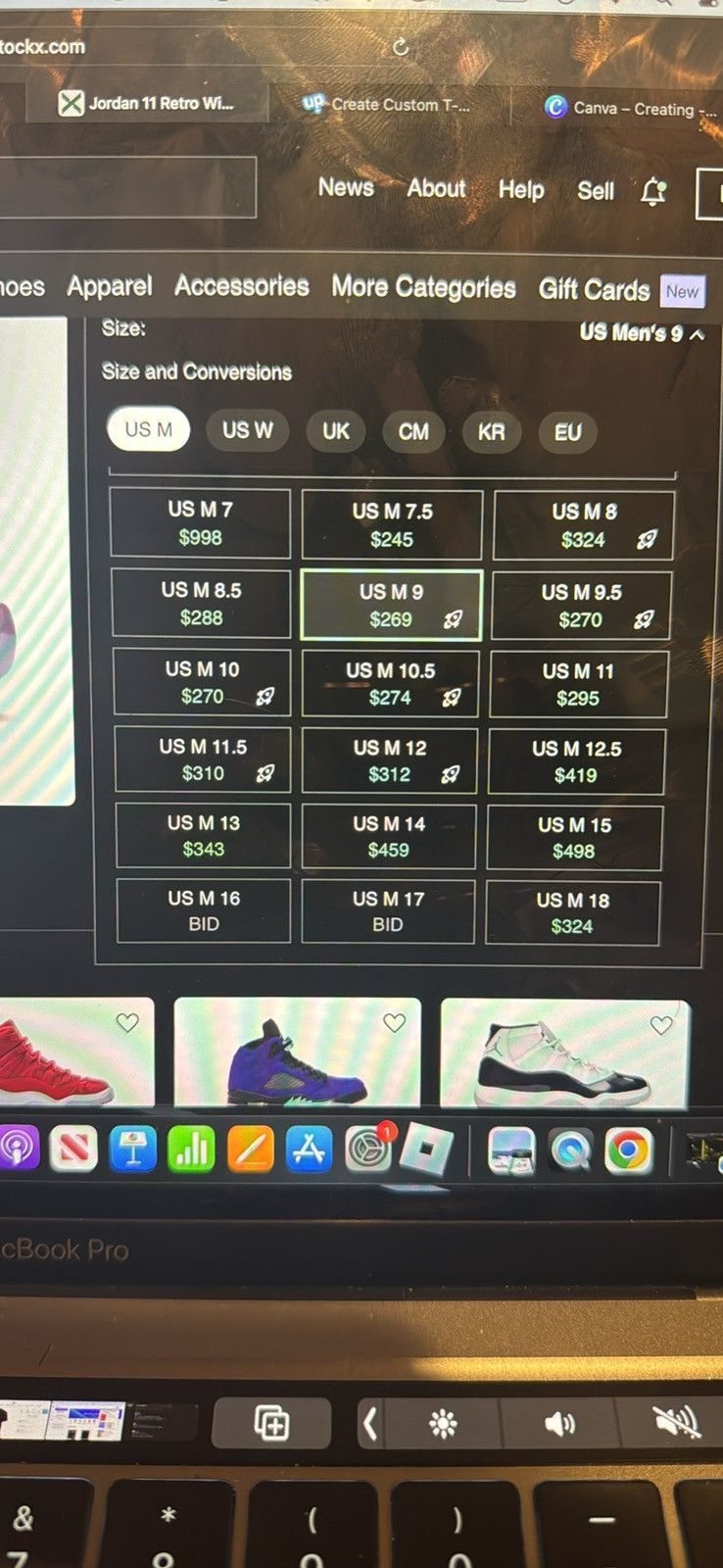 Jordan Brand × Nike Jordan 11 Win like 96 Size US 9 / EU 42 - 7 Thumbnail