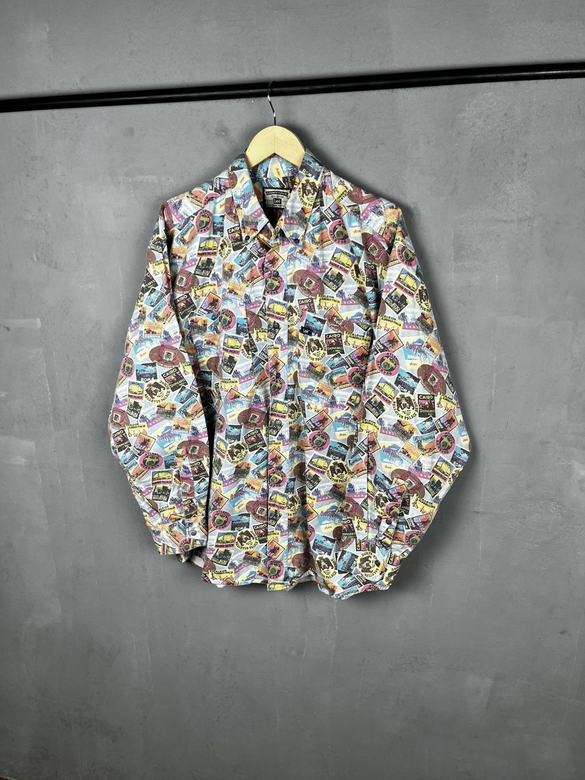 Lee Lee button t shirt vintage 90s Size US L / EU 52-54 / 3 - 2 Thumbnail
