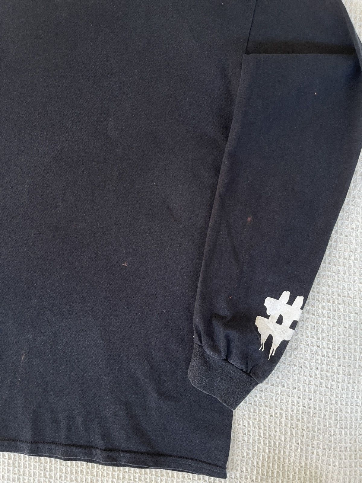 Been Trill × Hood By Air CenterLogo🔥BEEN TRILL SSUR🔥Sun Faded Black Long Sleeve Tee Size US M / EU 48-50 / 2 - 13 Thumbnail