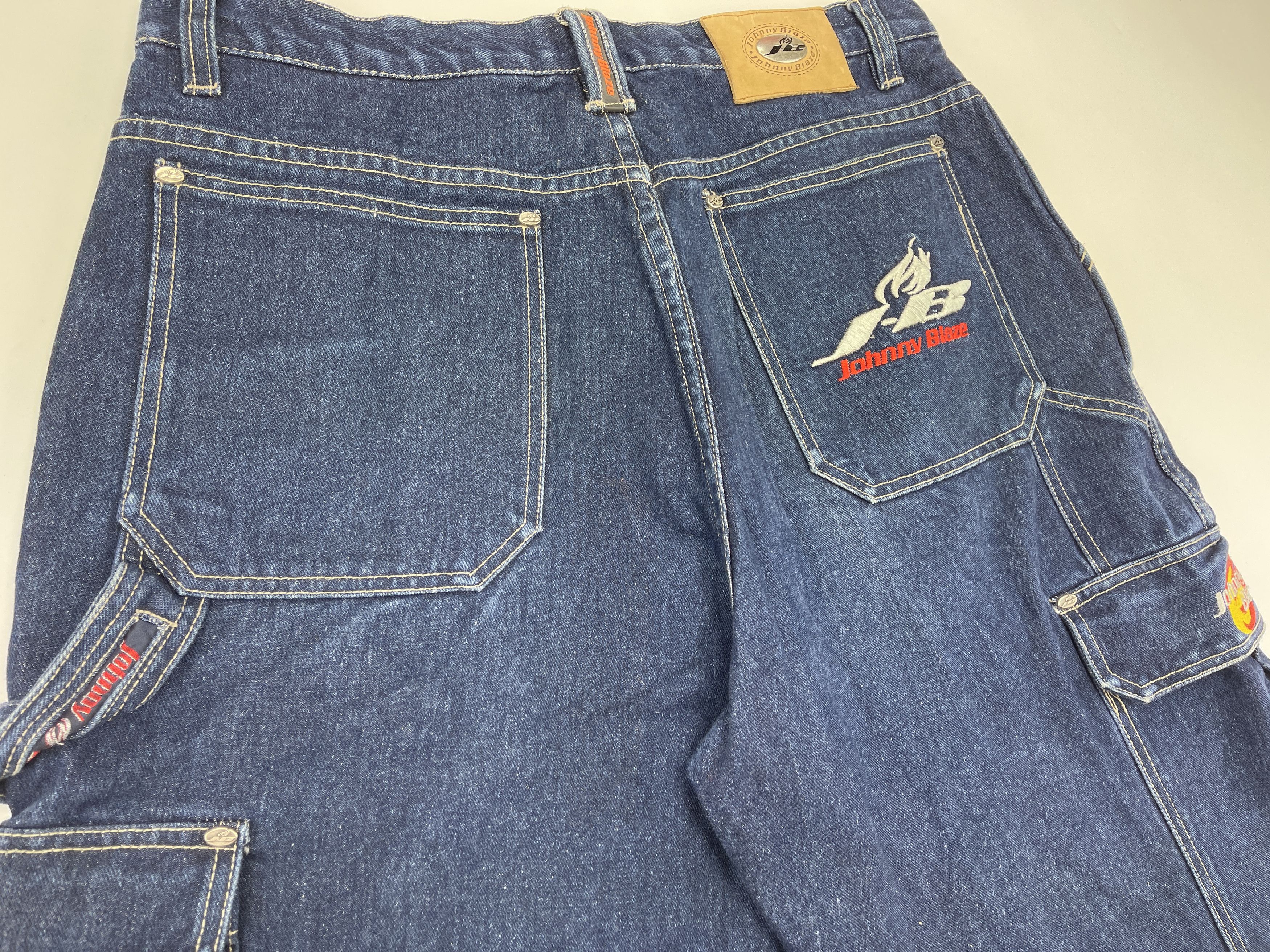 Wu-Tang Clan JOHNNY BLAZE jeans shorts, Wu Wear, Wu Tang Clan vintage, 36 Size US 36 / EU 52 - 5 Thumbnail