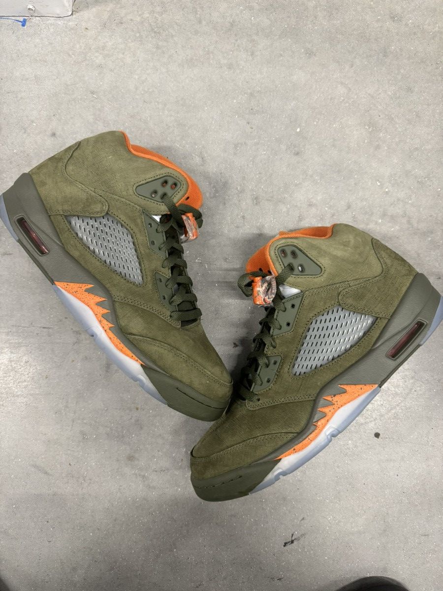 Jordan Brand Used Jordan 5 “Olive” Size 10 Size US 10 / EU 43 - 1 Thumbnail