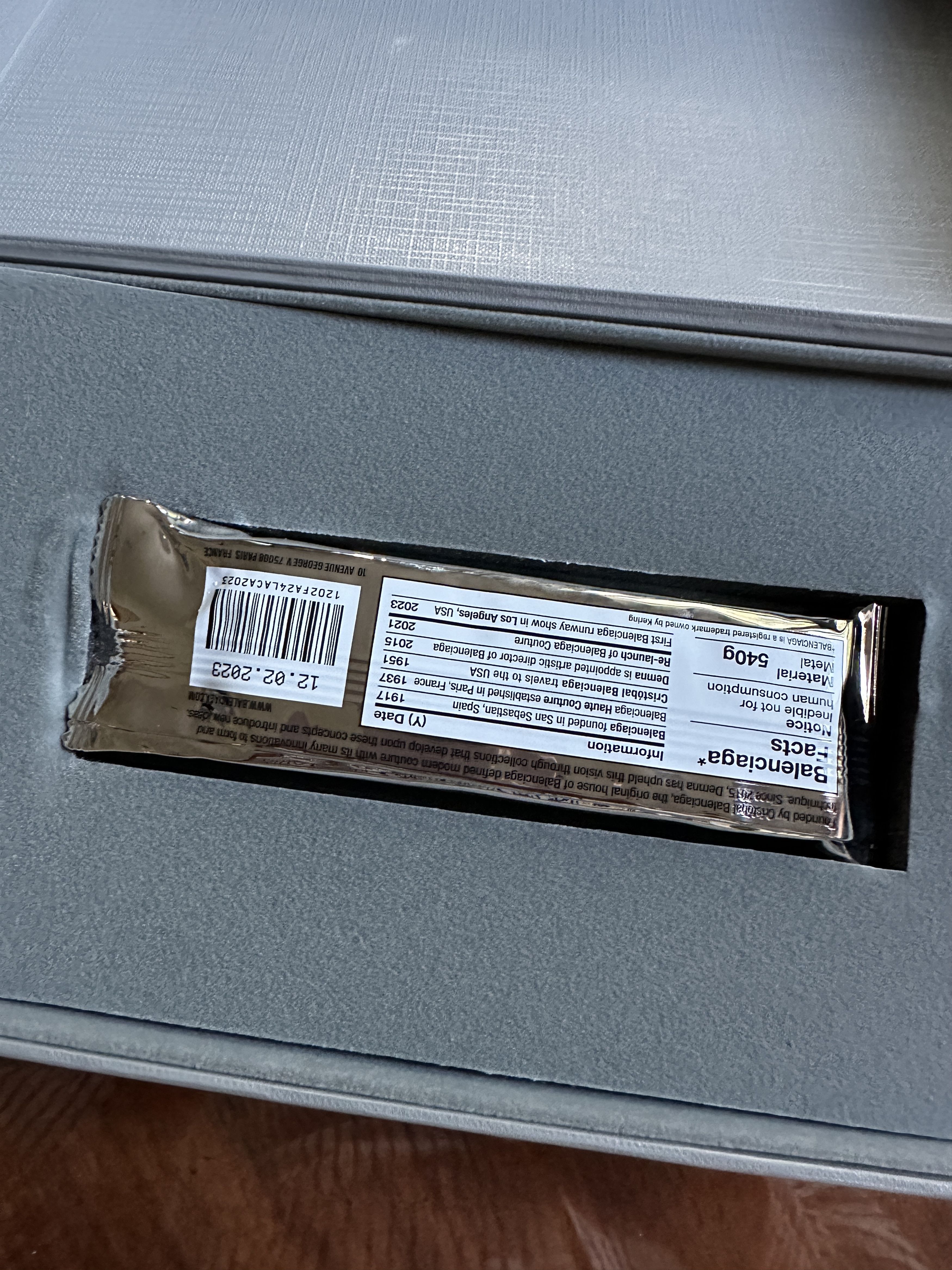 Balenciaga Balenciaga Energy Bar, FW24 LA Show Invite Size ONE SIZE - 4 Thumbnail