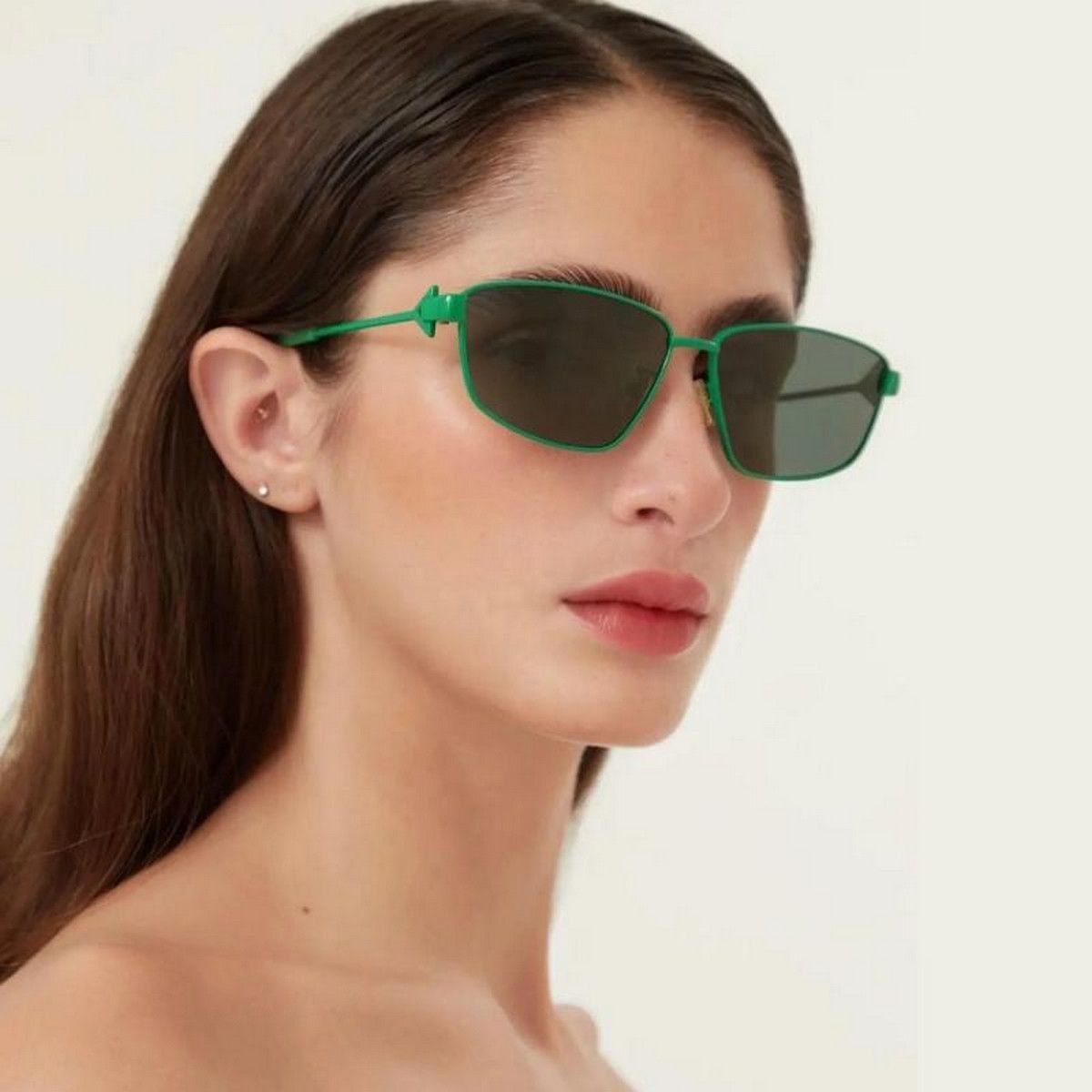 Bottega Veneta BOTTEGA VENETA Turn green square metal sunglasses BV1185S q Size ONE SIZE - 2 Thumbnail