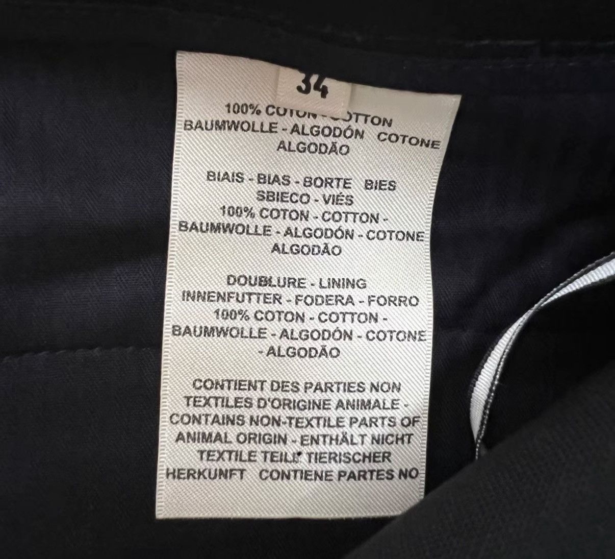 Hermes Hermès Black Wide-Leg Pants J41 Size 24" / US 00 / IT 34 - 4 Thumbnail