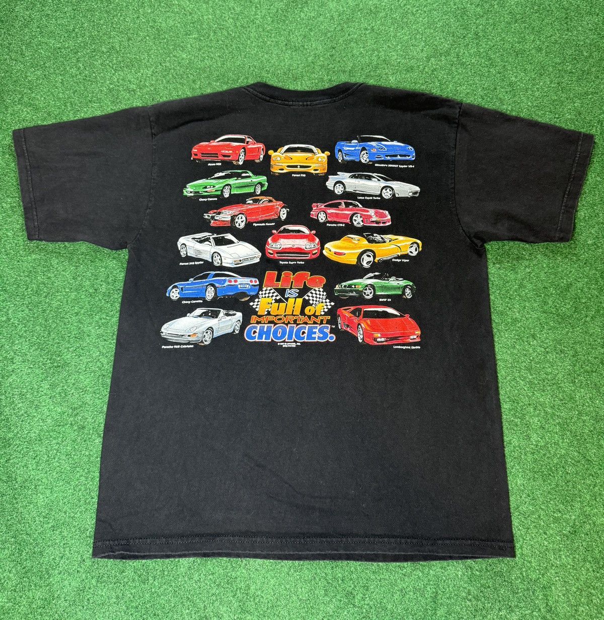Gildan × Vintage Important Choices Sport Car T Shirt Supra Nsx Porsche Diablo Size US L / EU 52-54 / 3 - 1 Thumbnail