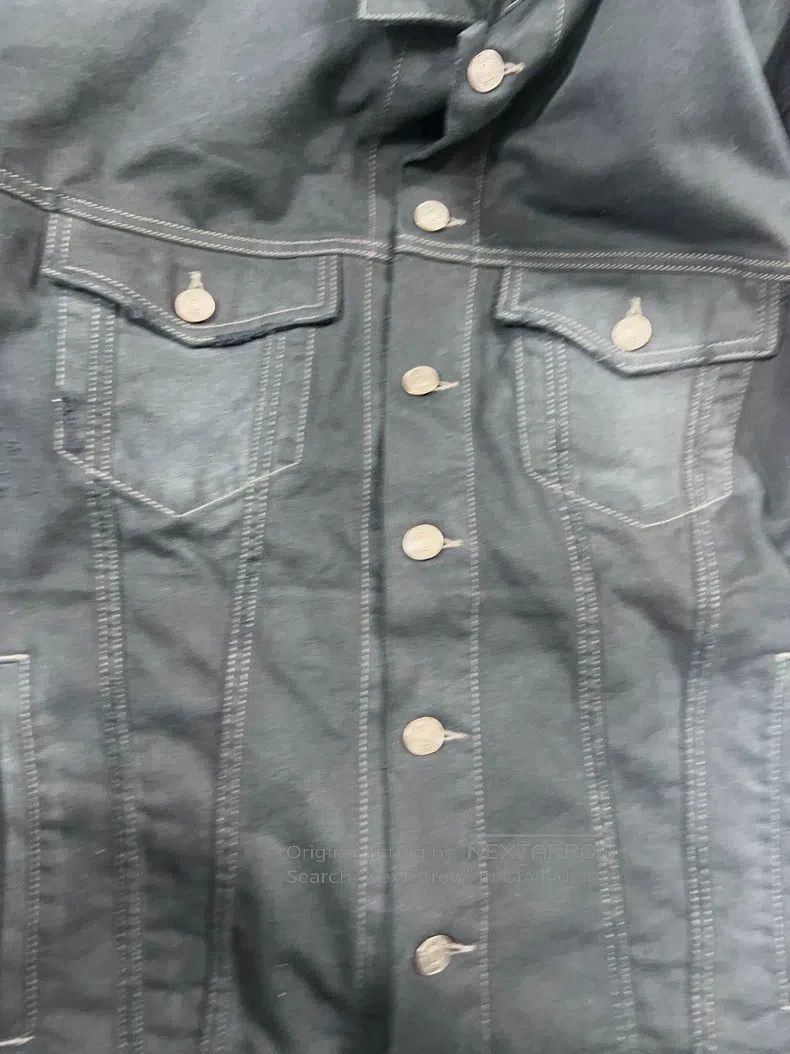 Balenciaga Balenciaga Distressed Denim Jacket, Size 1 Size US S / EU 44-46 / 1 - 4 Thumbnail
