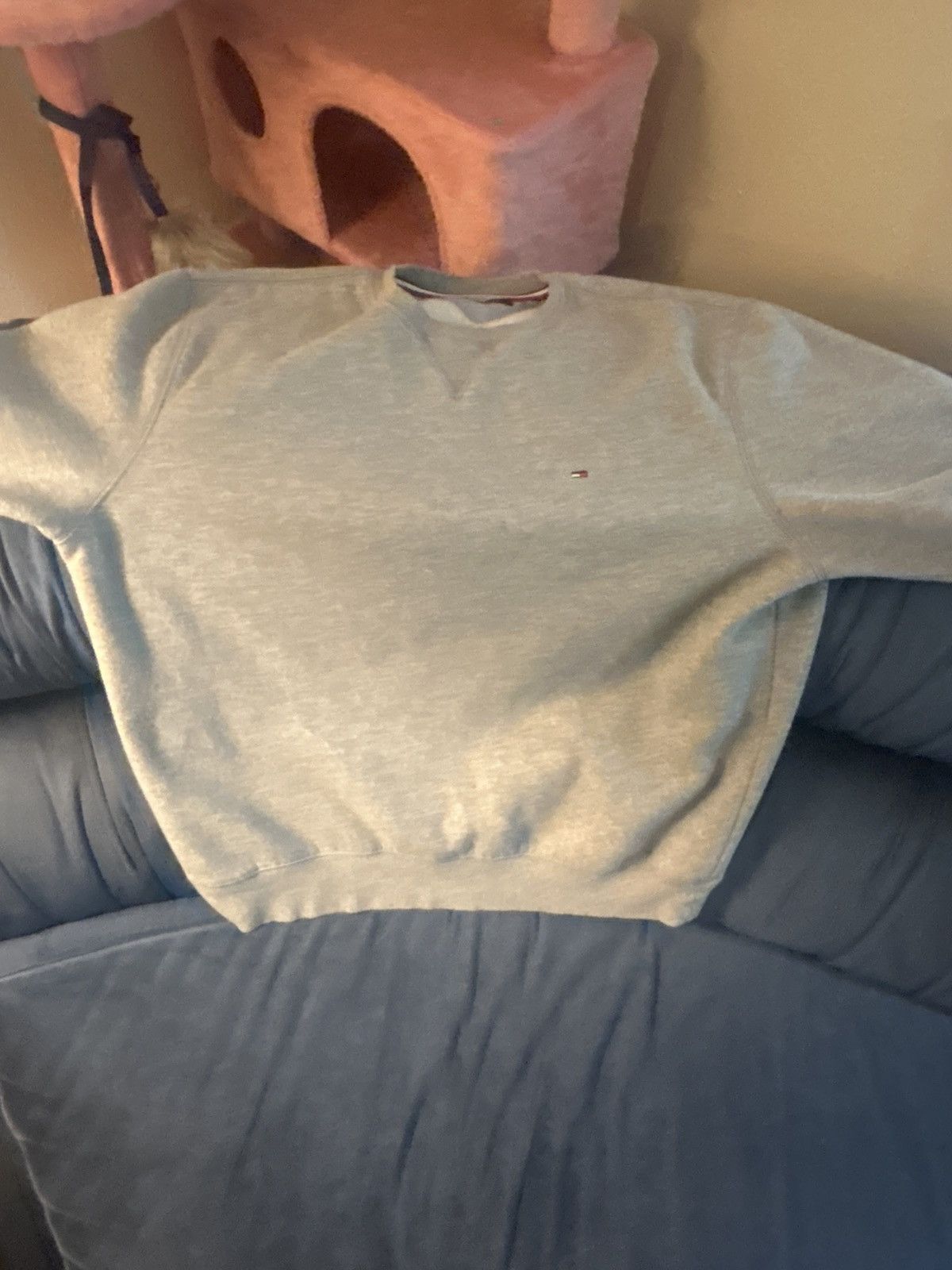 Tommy Hilfiger Tommy Hilfiger Grey Sweatshirt Size US L / EU 52-54 / 3 - 4 Thumbnail