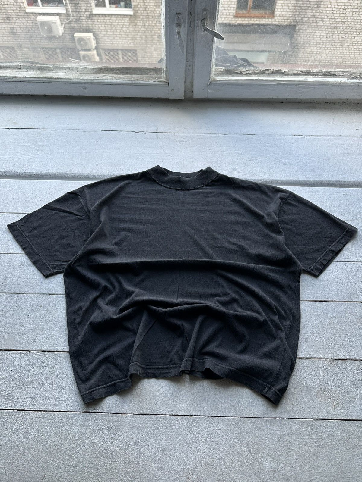 Japanese Brand × Vintage 🚨Vintage 80s Japanese Style Faded Blank Tee shirt Y2K rare Size US L / EU 52-54 / 3 - 1 Thumbnail