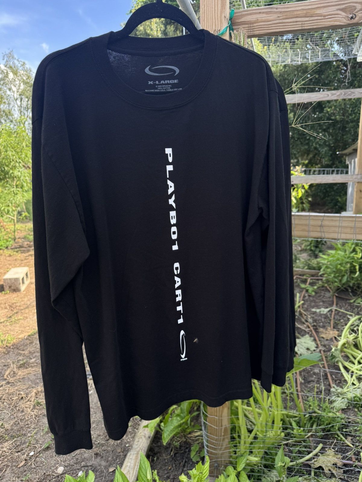 トップス playboi carti MANHOLE COVER LONG SLEEVE Playboi Carti I AM MUSIC Manhole Long Sleeve Tees Album Tour