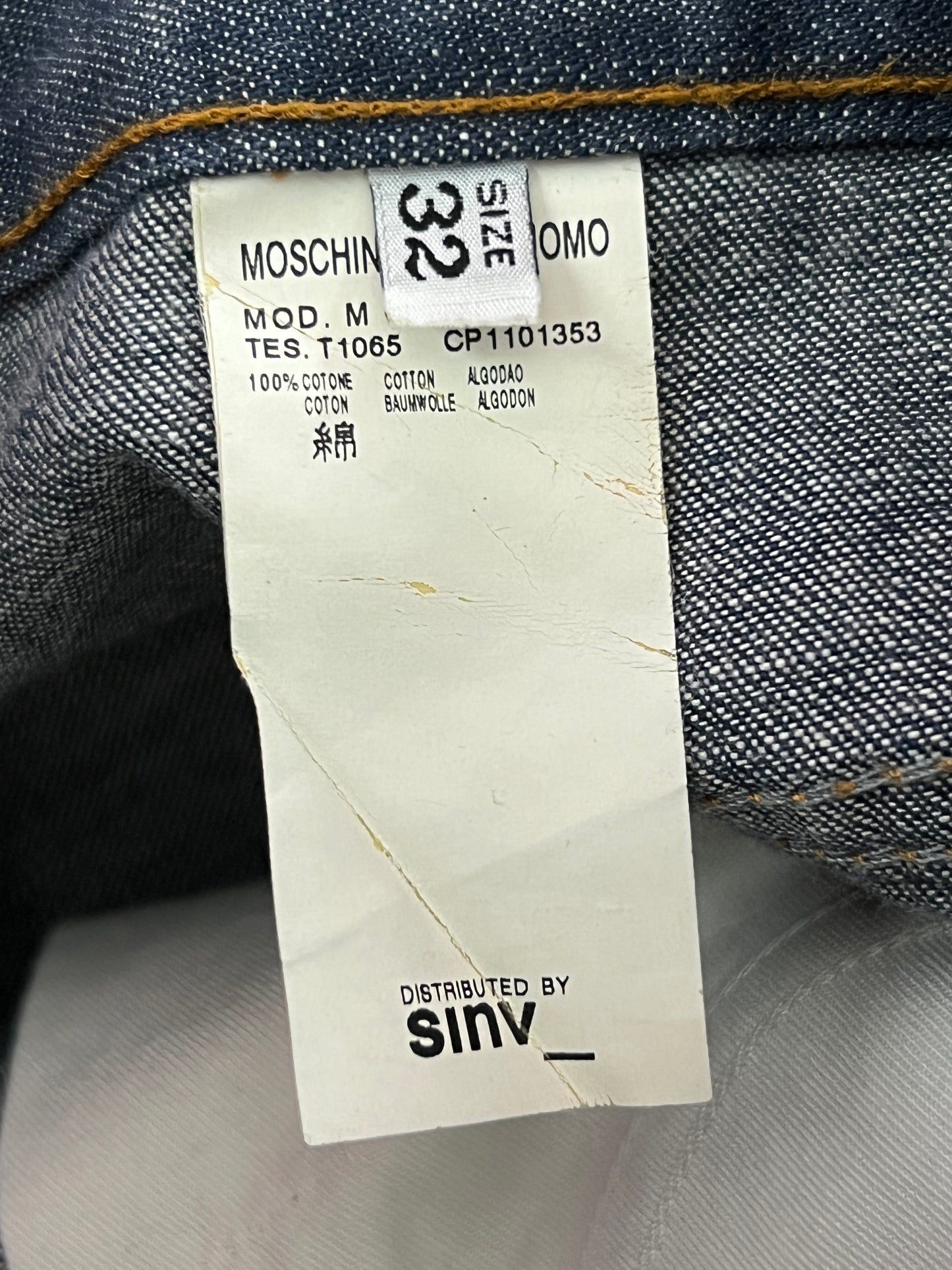 Moschino Y2K Moschino Vintage Mens Embroidered Chameleon Jeans - 32 Size US 32 / EU 48 - 5 Thumbnail