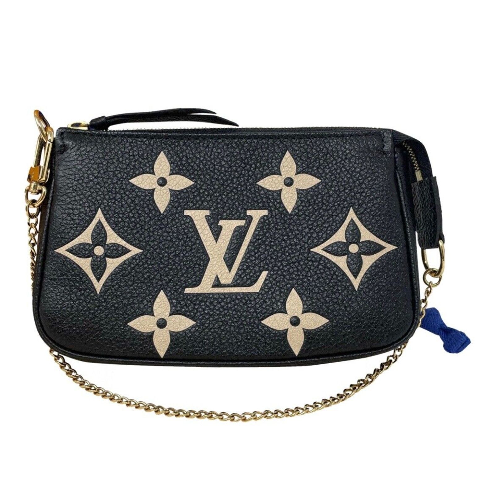 Louis Vuitton Mini Pochette Bicolor Monogram Empreinte Accessoires Black Size ONE SIZE - 1 Thumbnail